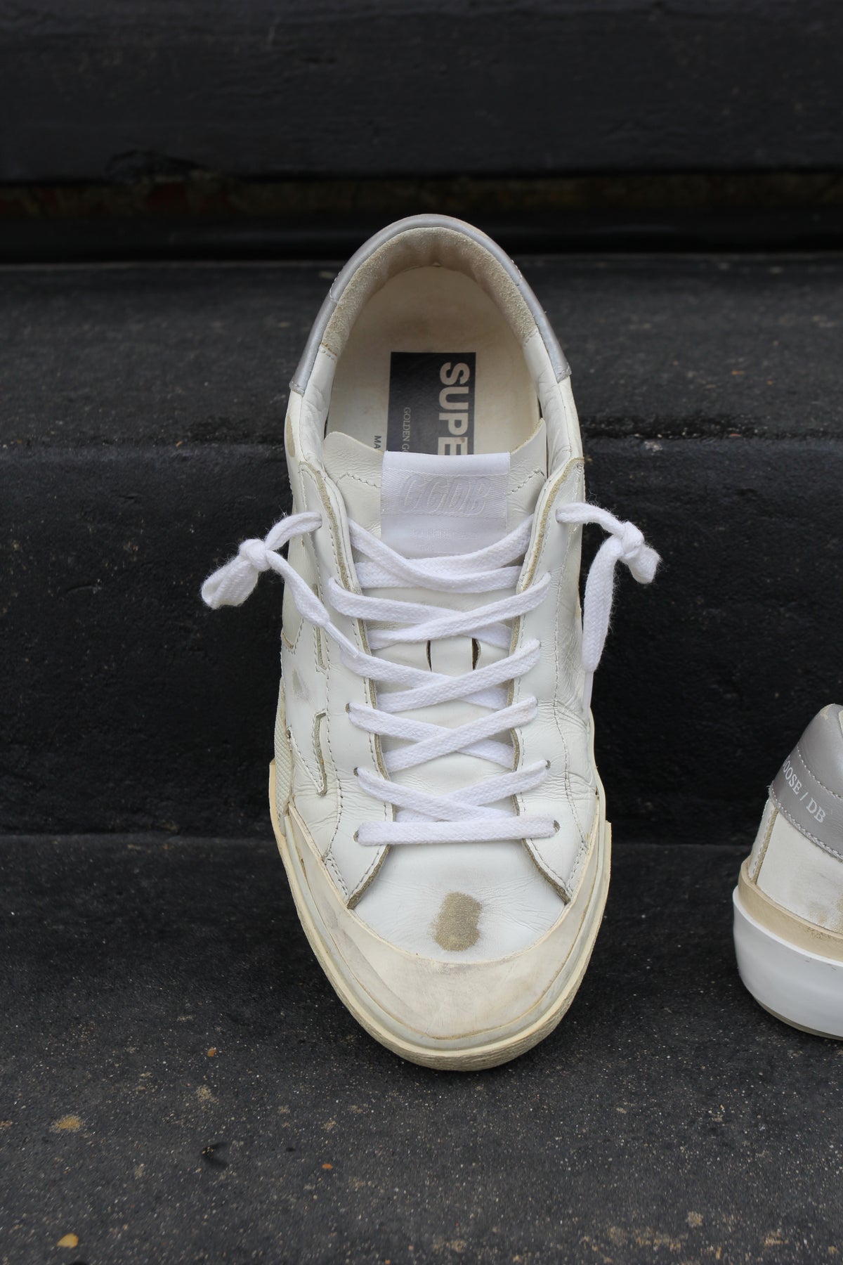 Golden Goose Superstar Distressed White Sneaker