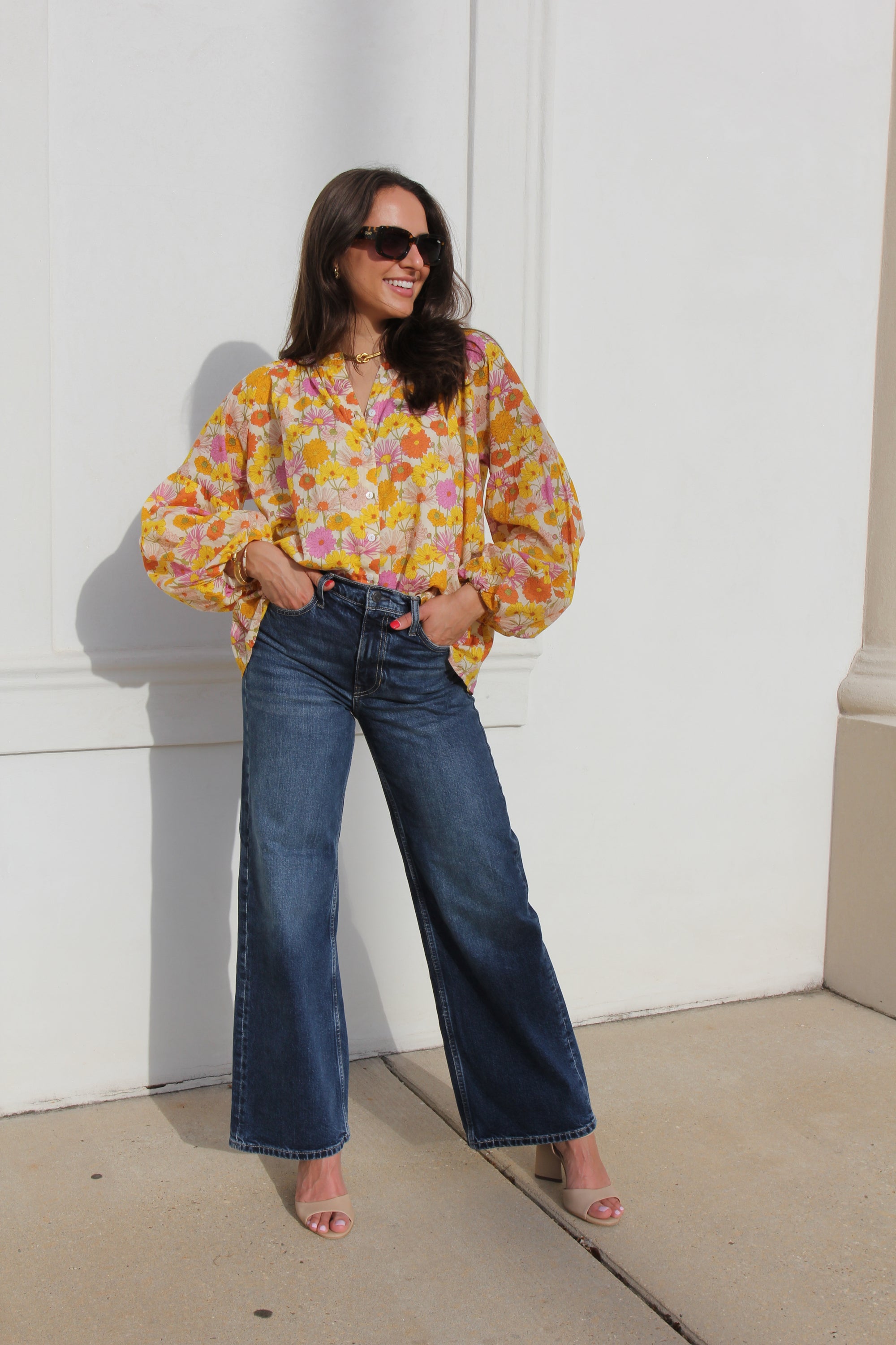 Olivia James Flower Top