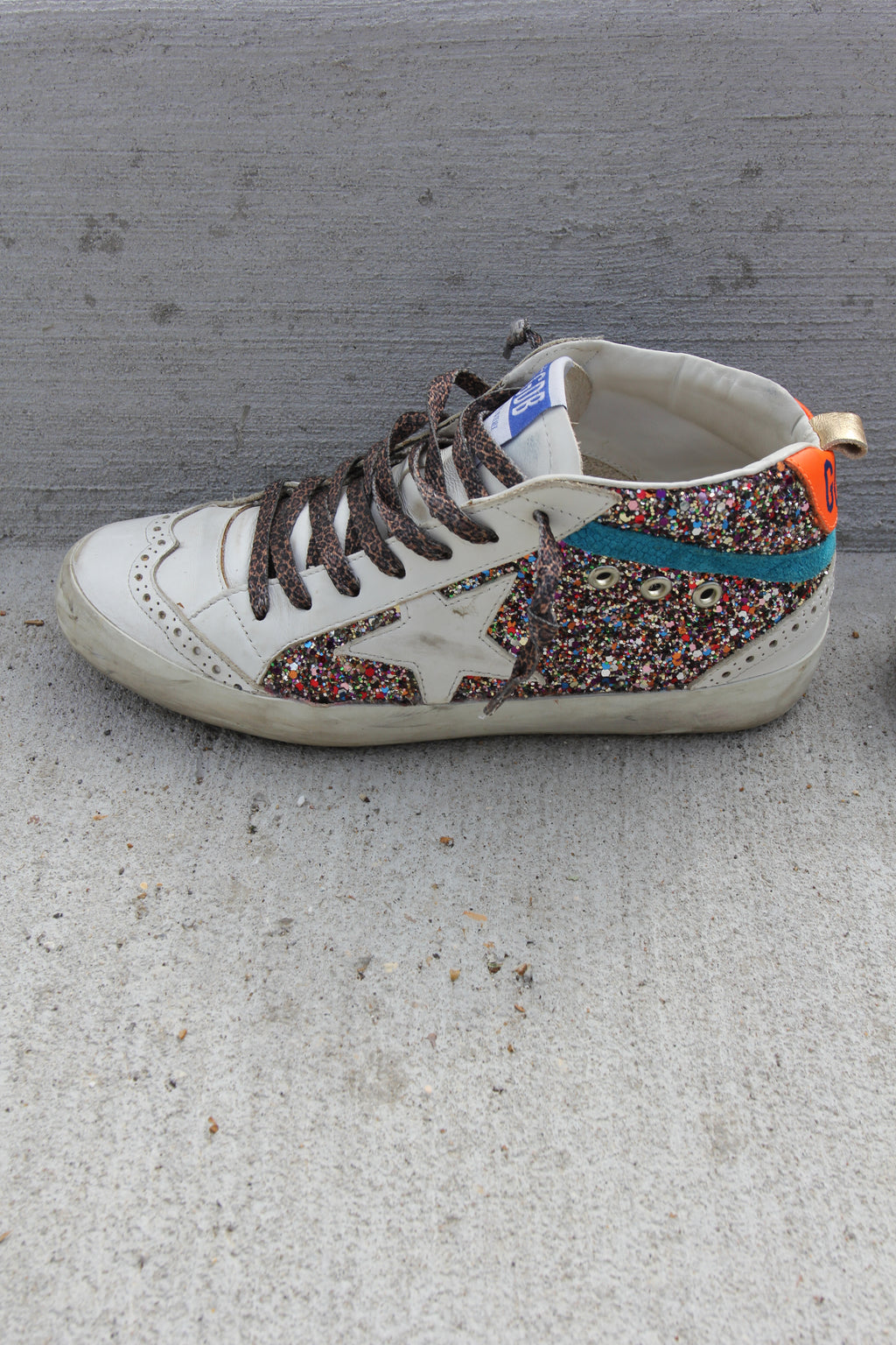 Golden Goose Mid Star Sequin Sneaker
