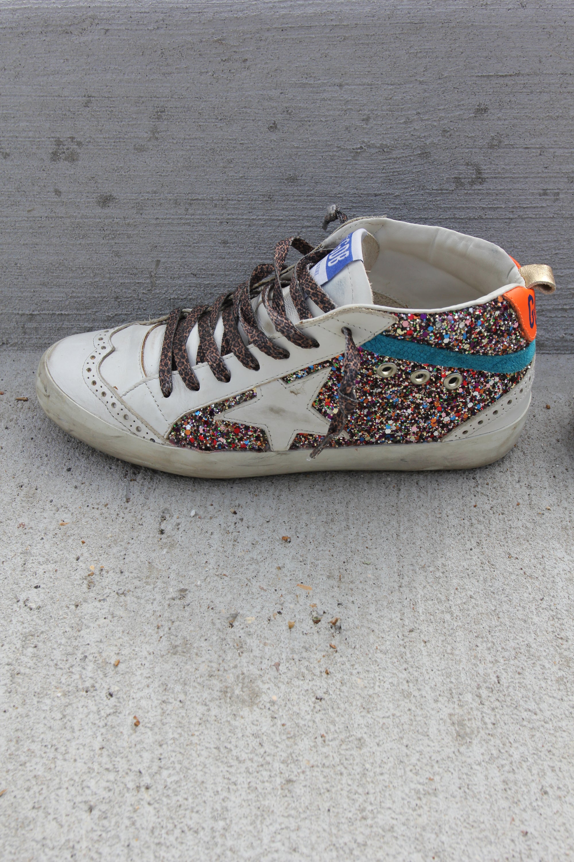 Golden Goose Mid Star Sequin Sneaker