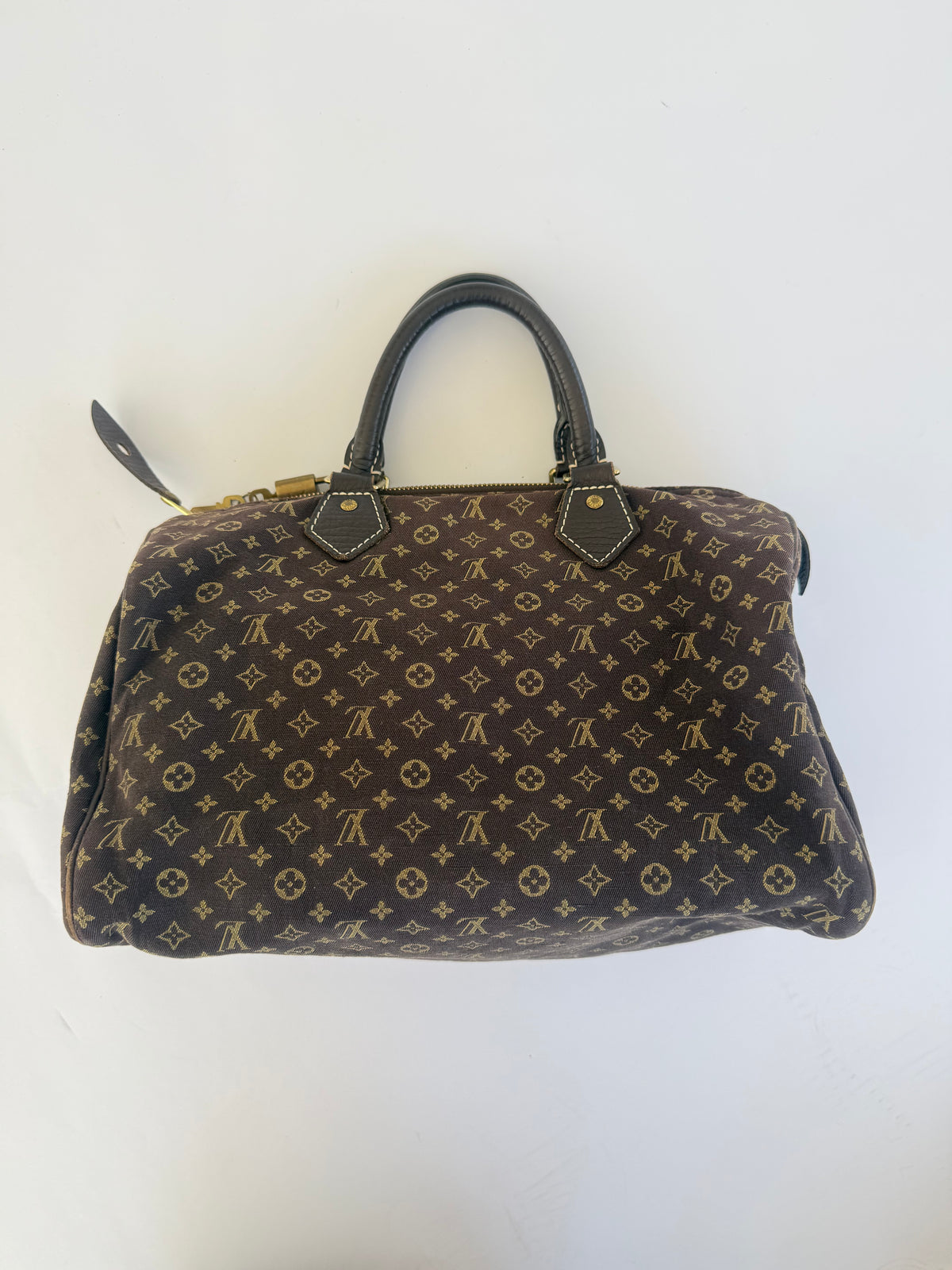 Louis Vuitton Monogram Mini Lin Speedy 25 Vintage