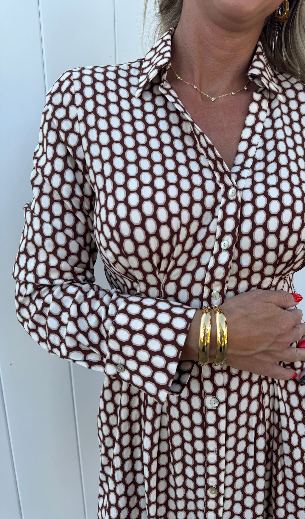 Rowan Gold Layered Bangle