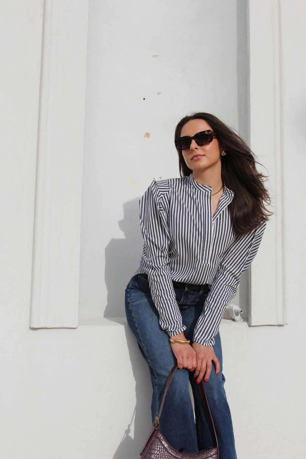Karlie Stripe Top