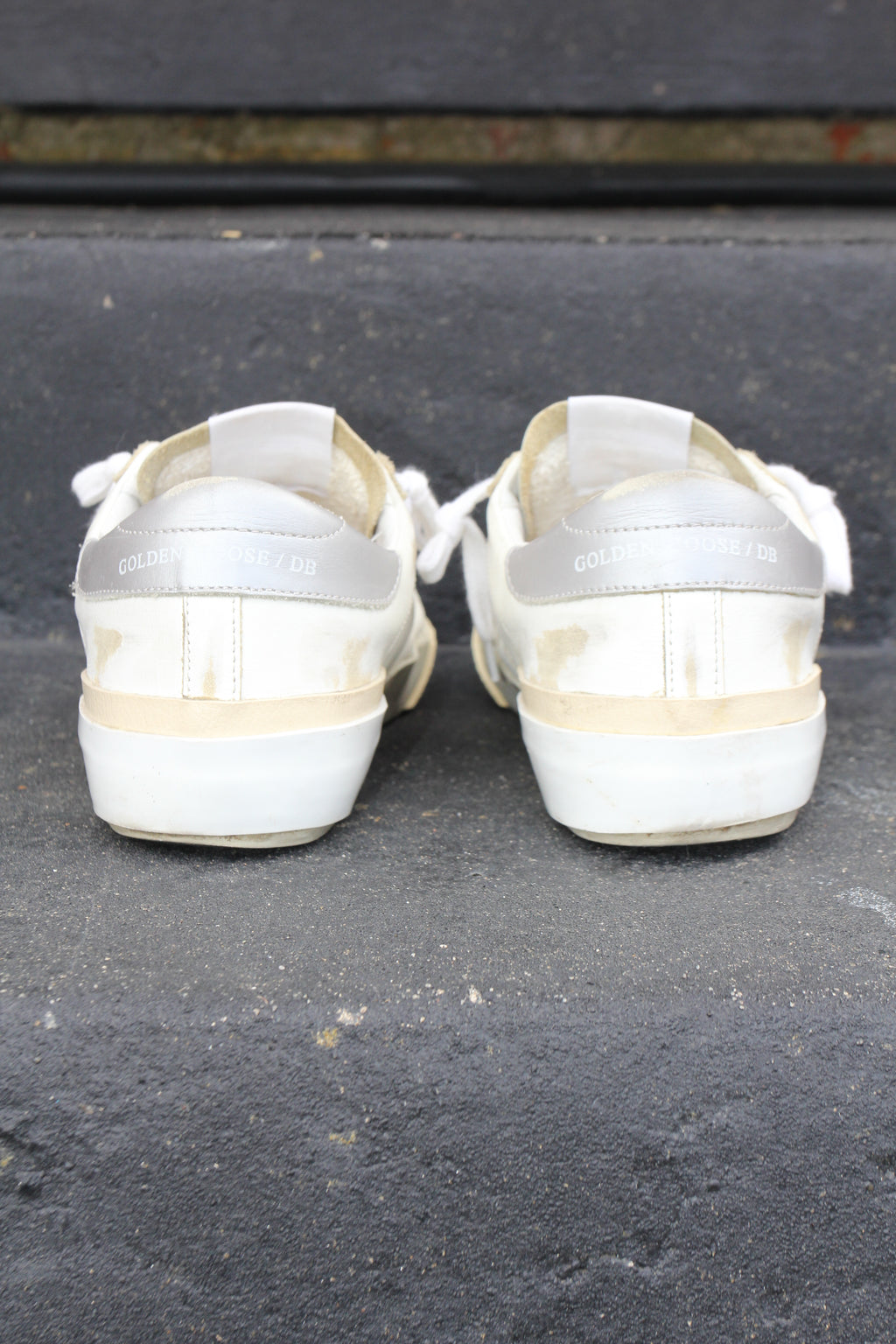 Golden Goose Superstar Distressed White Sneaker