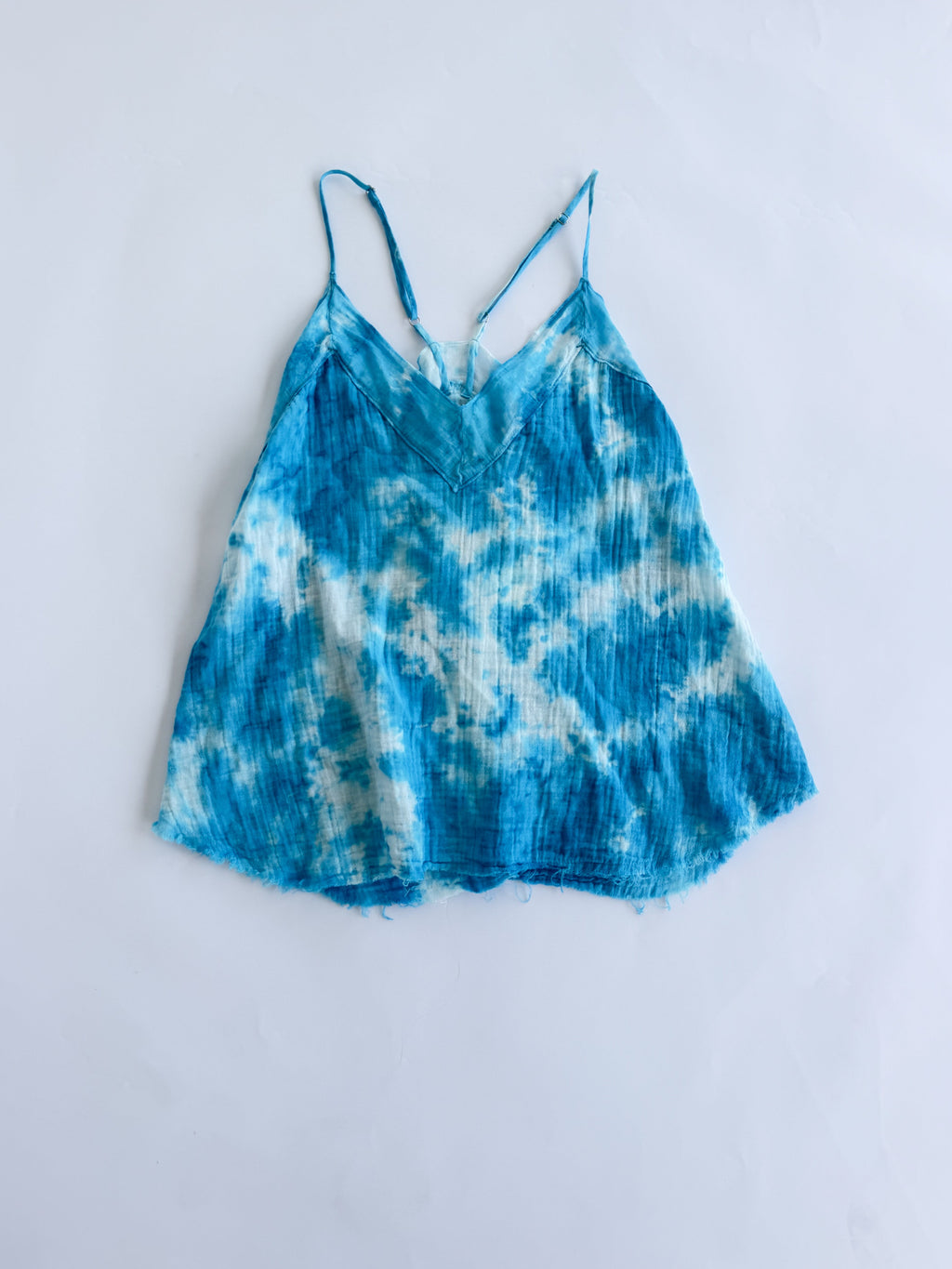 Stark X Linen Tie-Dye Swing Tank