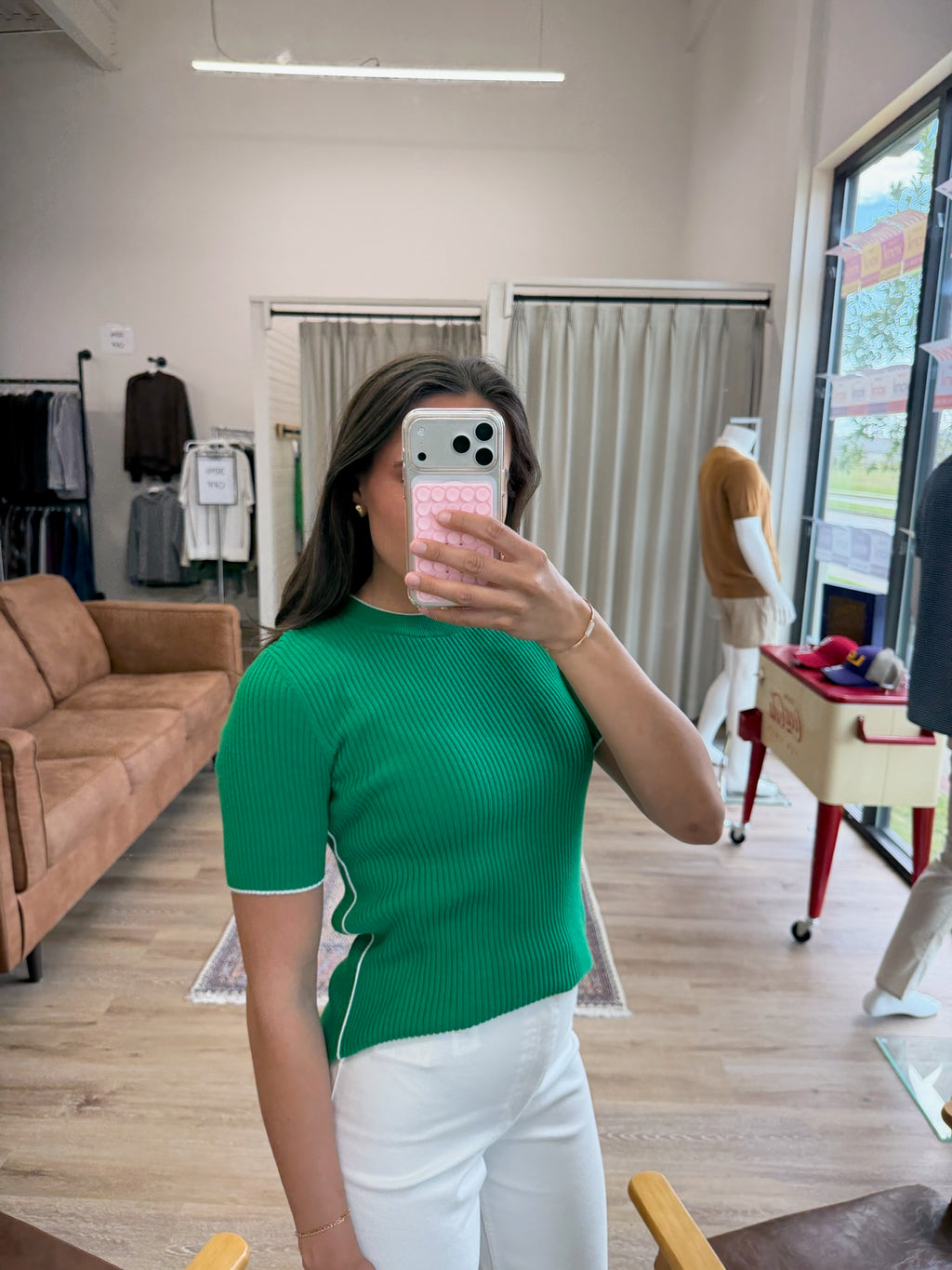 French Connection Mozza Short Sleeve Jumper