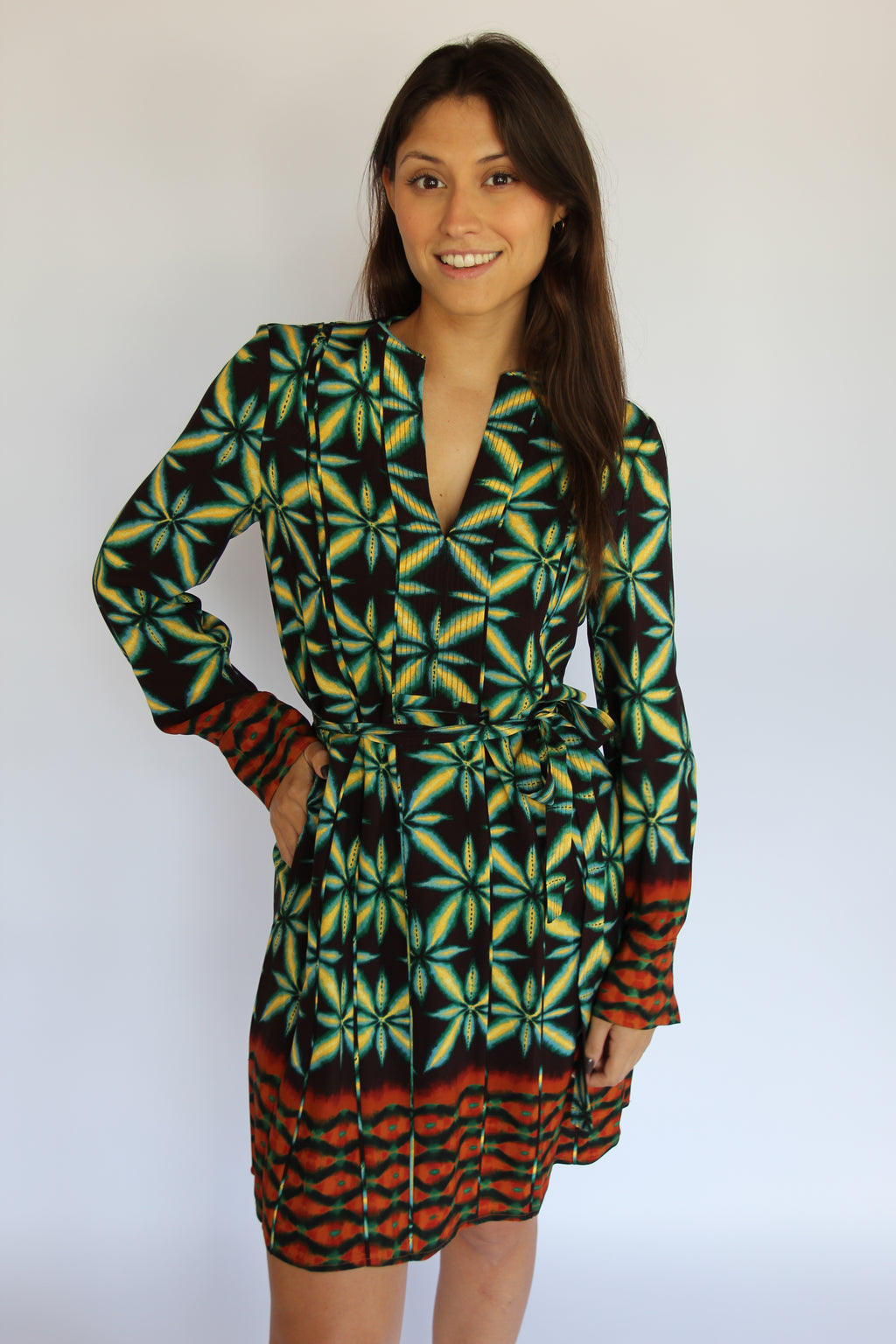 Ulla Johnson Daisy Printed Crepe Mini Dress