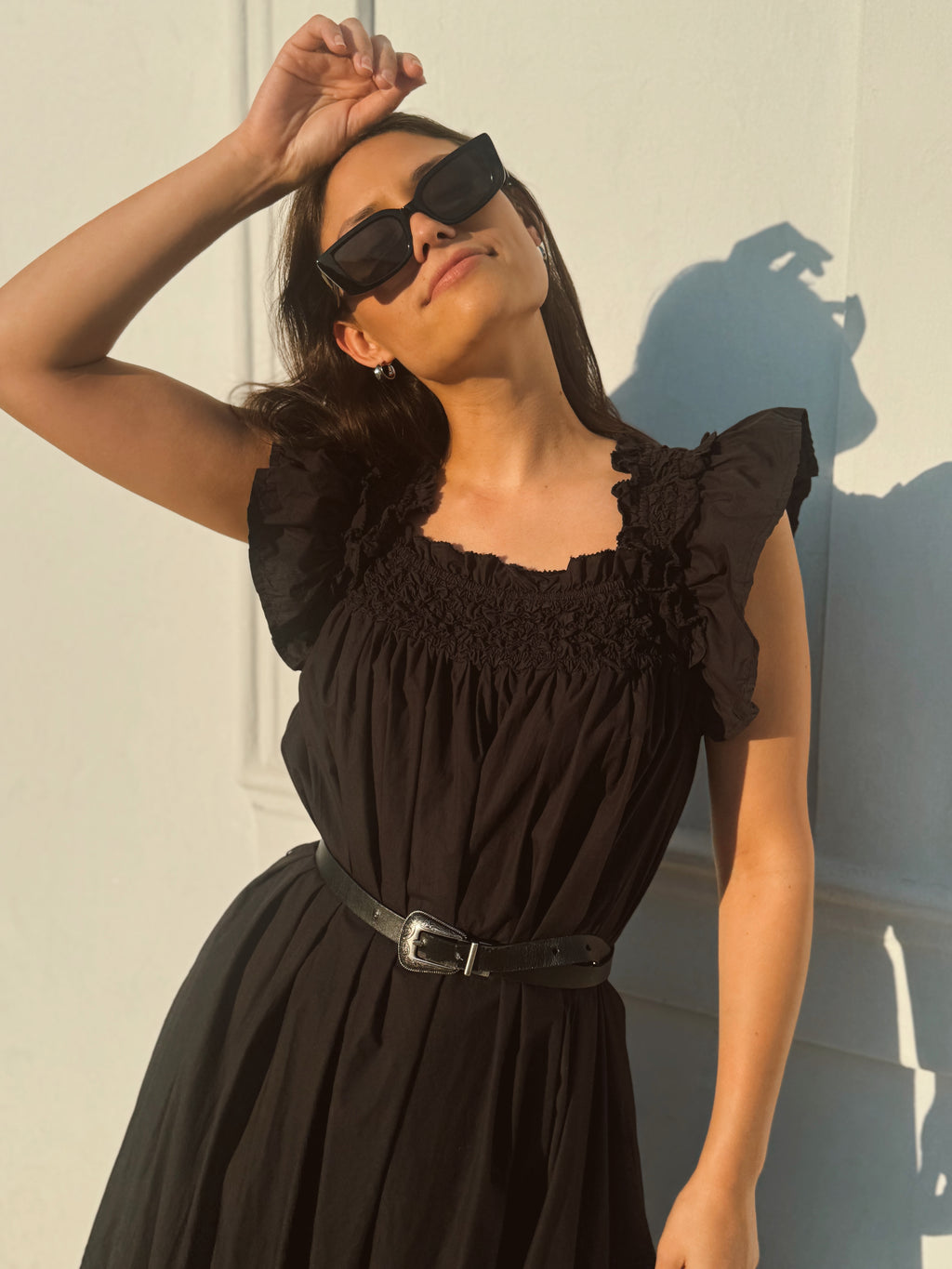 CLEOBELLA | Tabitha Solid Midi Dress