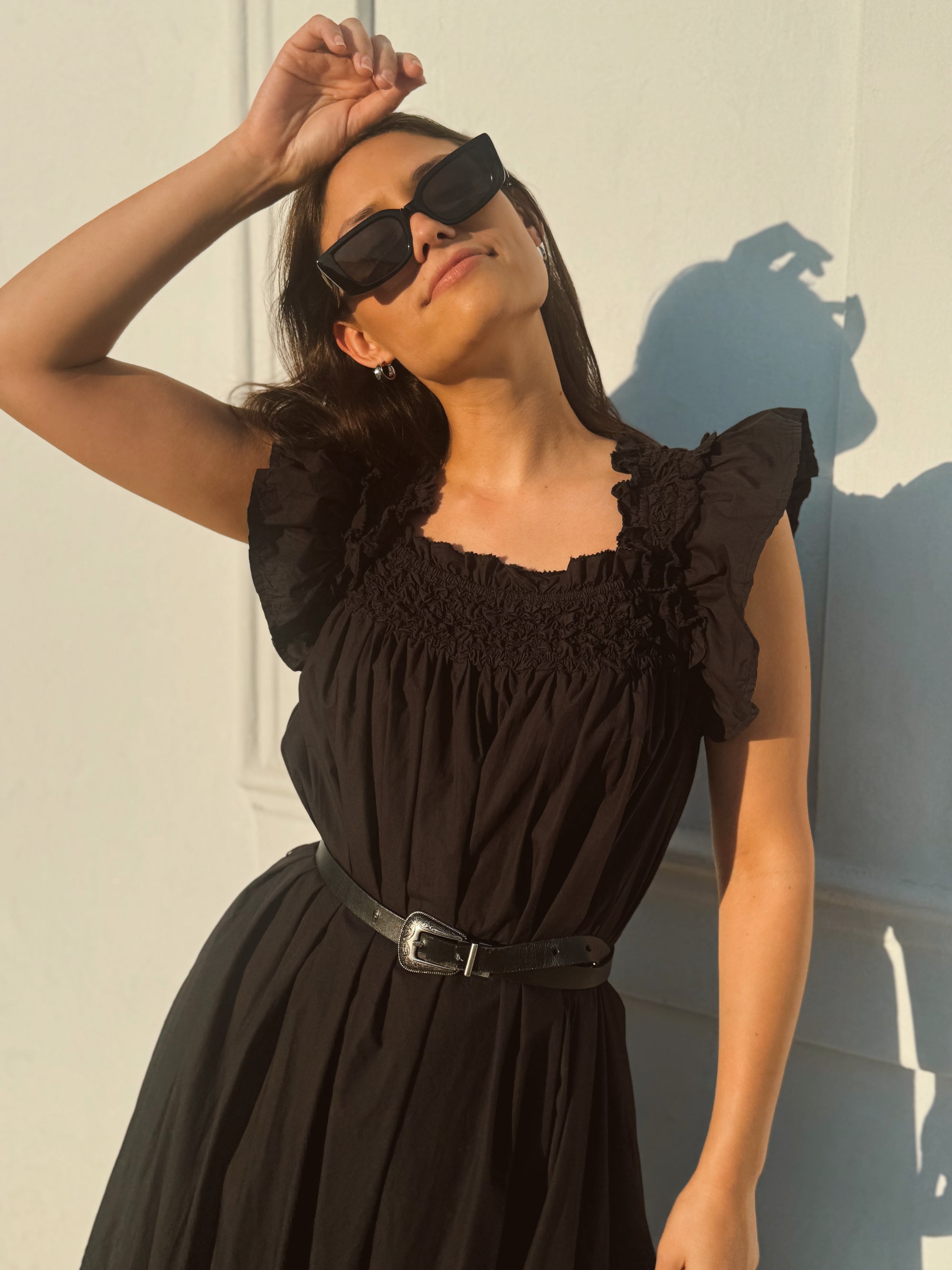 CLEOBELLA | Tabitha Solid Midi Dress
