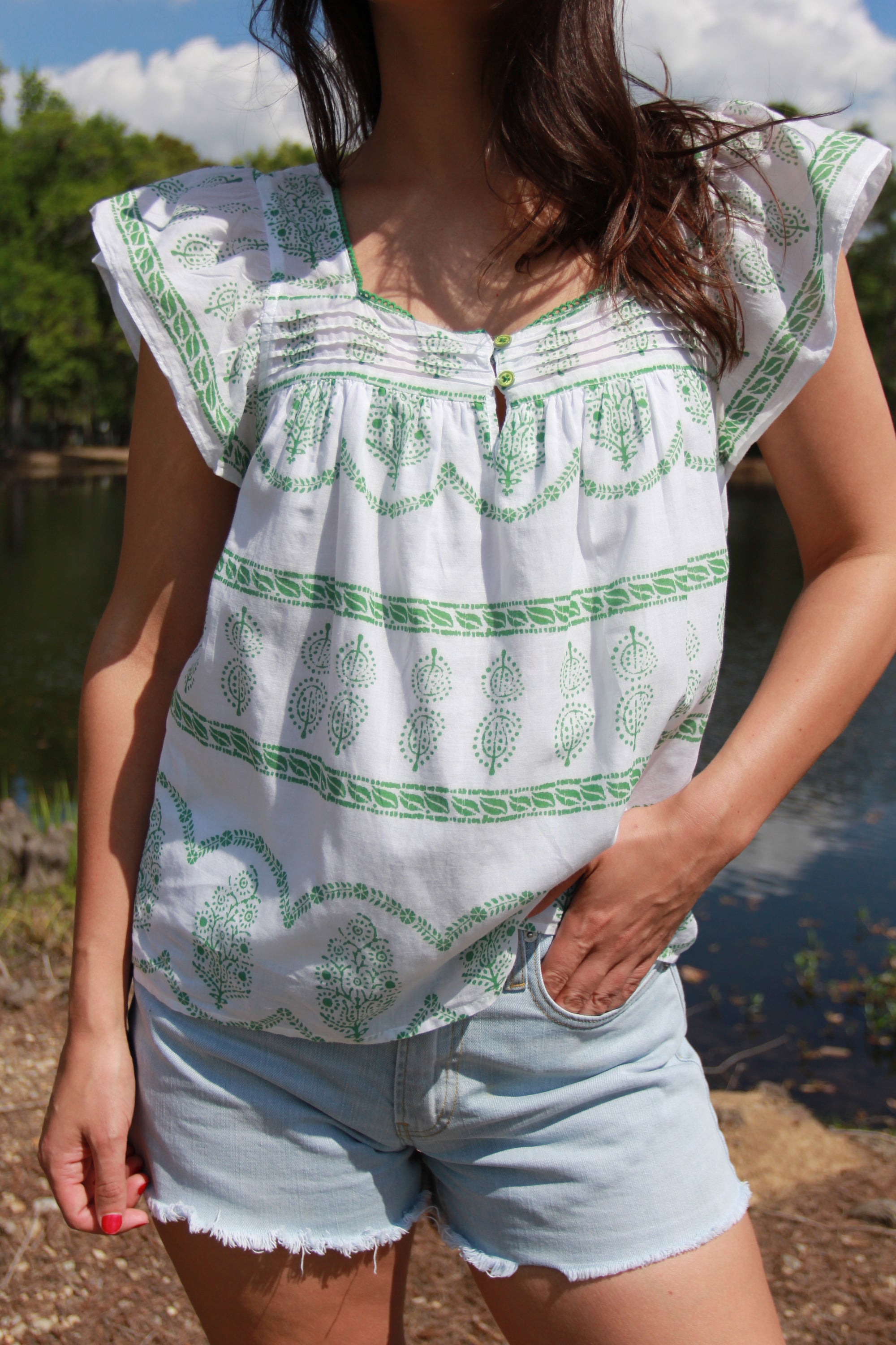 Melissa Nepton Printed Top