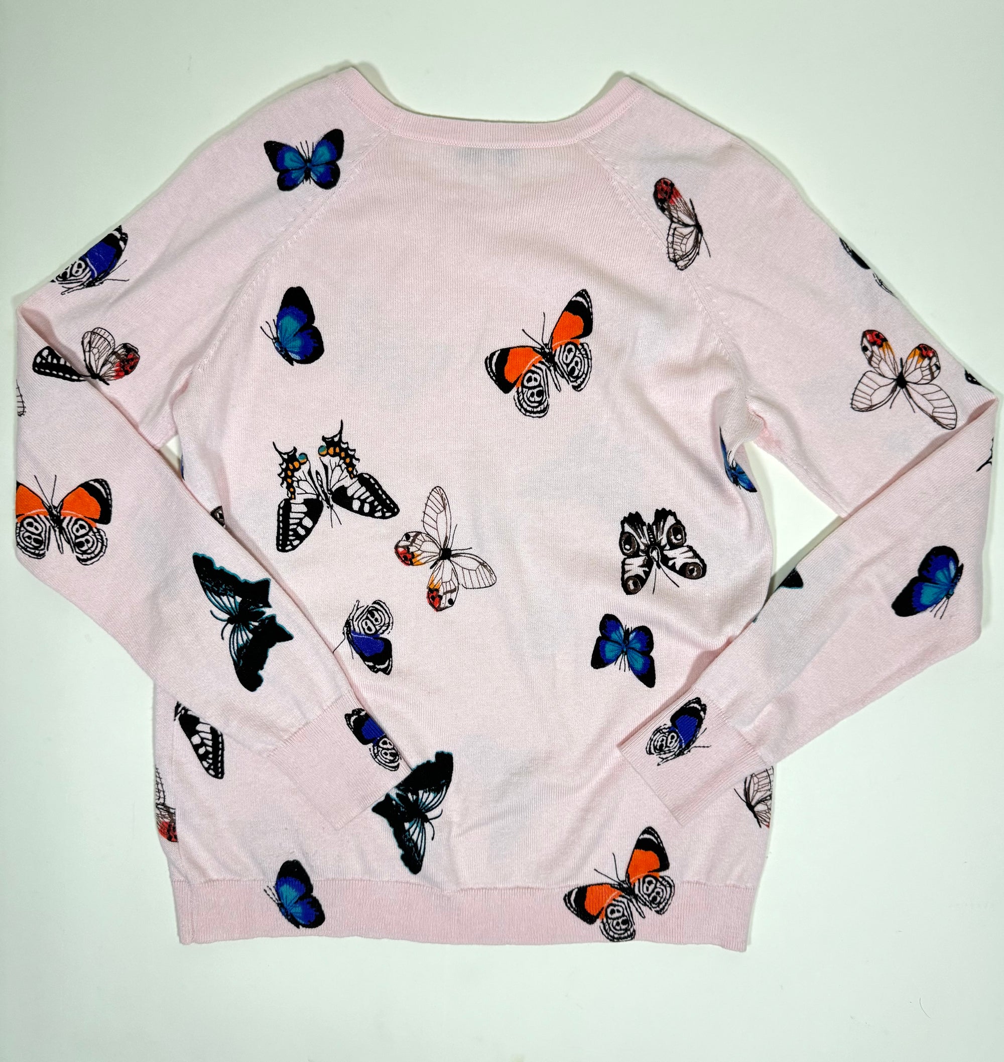Pink Butterfly Sweater