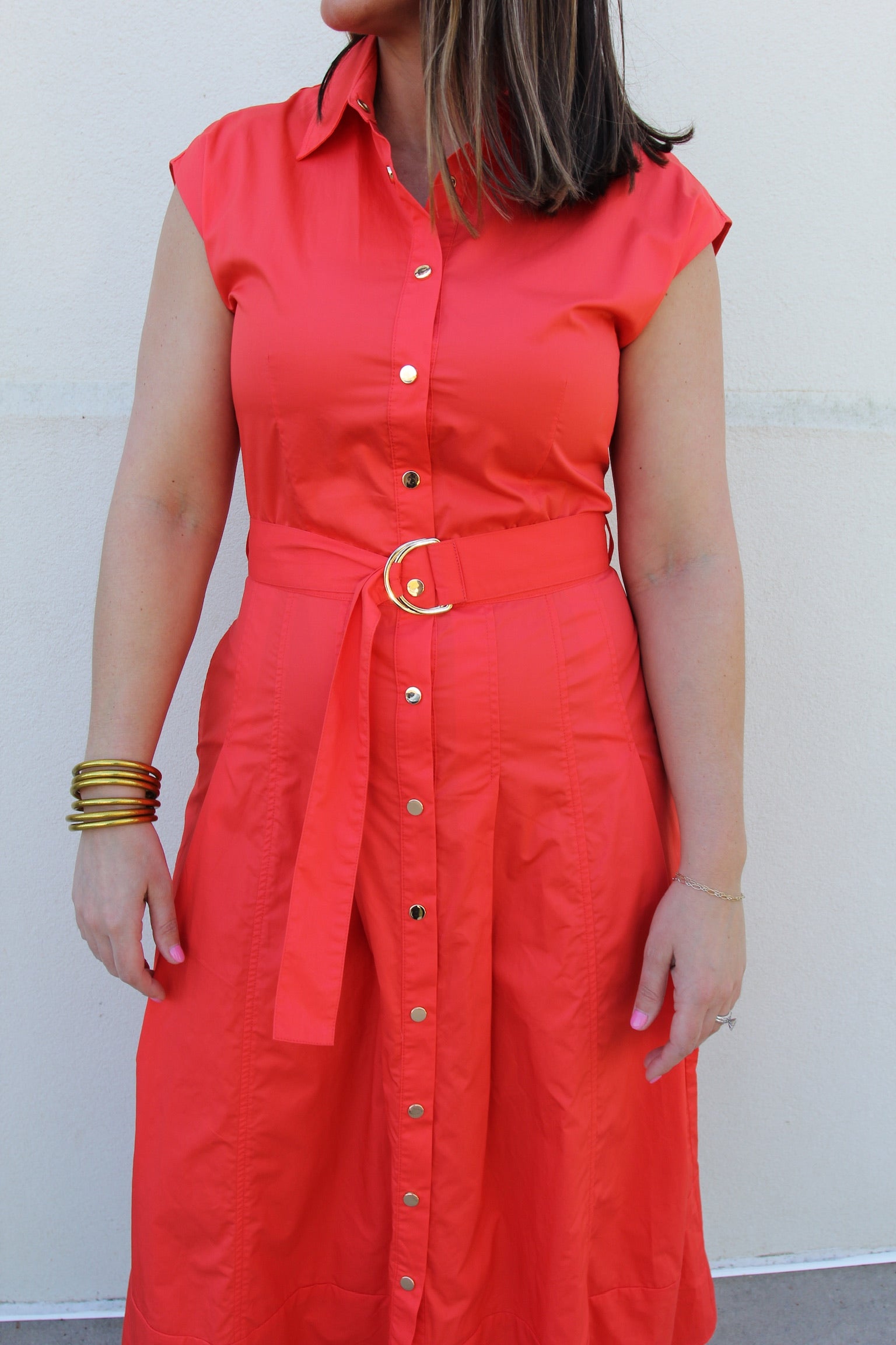NWT Karina Grimaldi Mara Red Dress