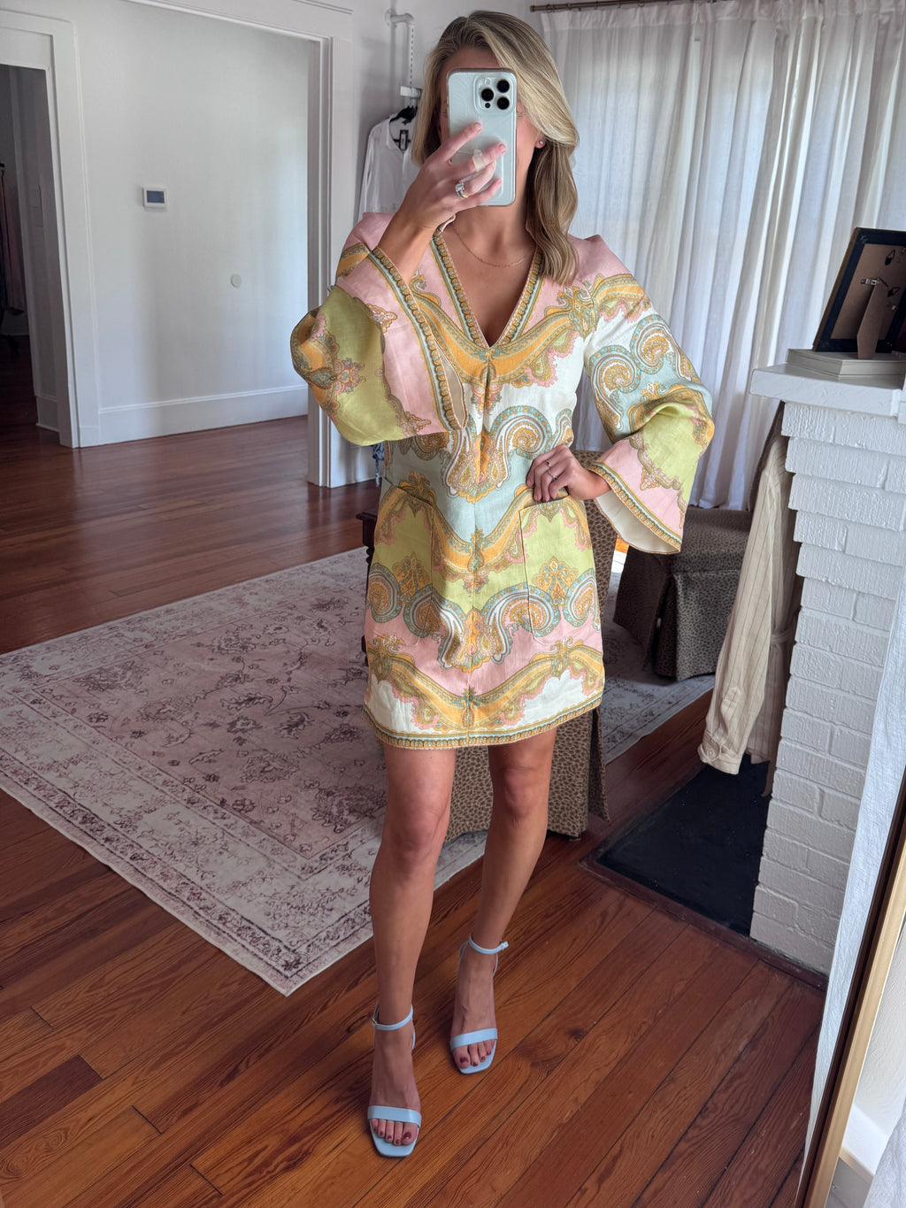 Zimmermann Linen Mini Dress