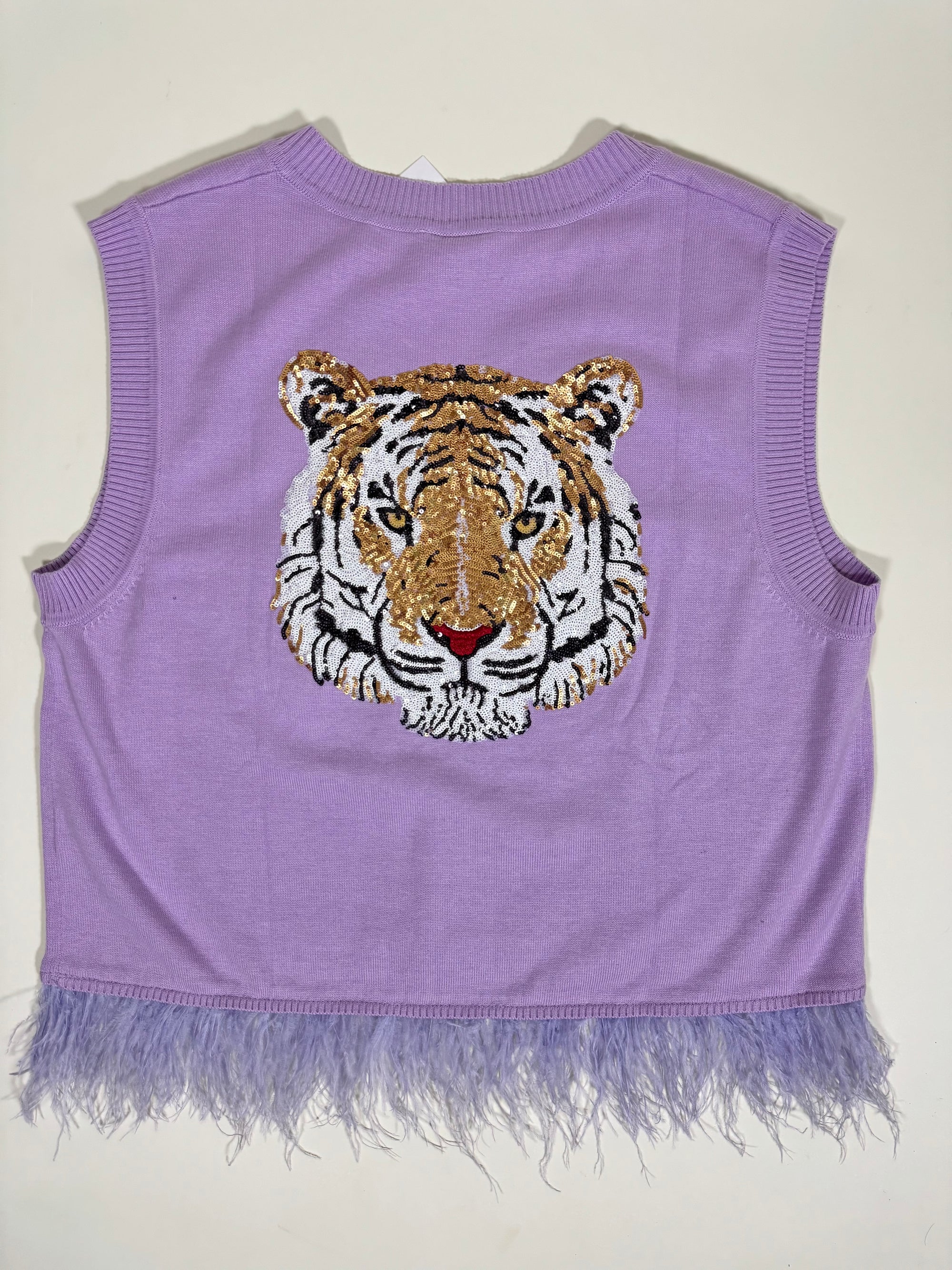 NWT Tiger Sweater Vest