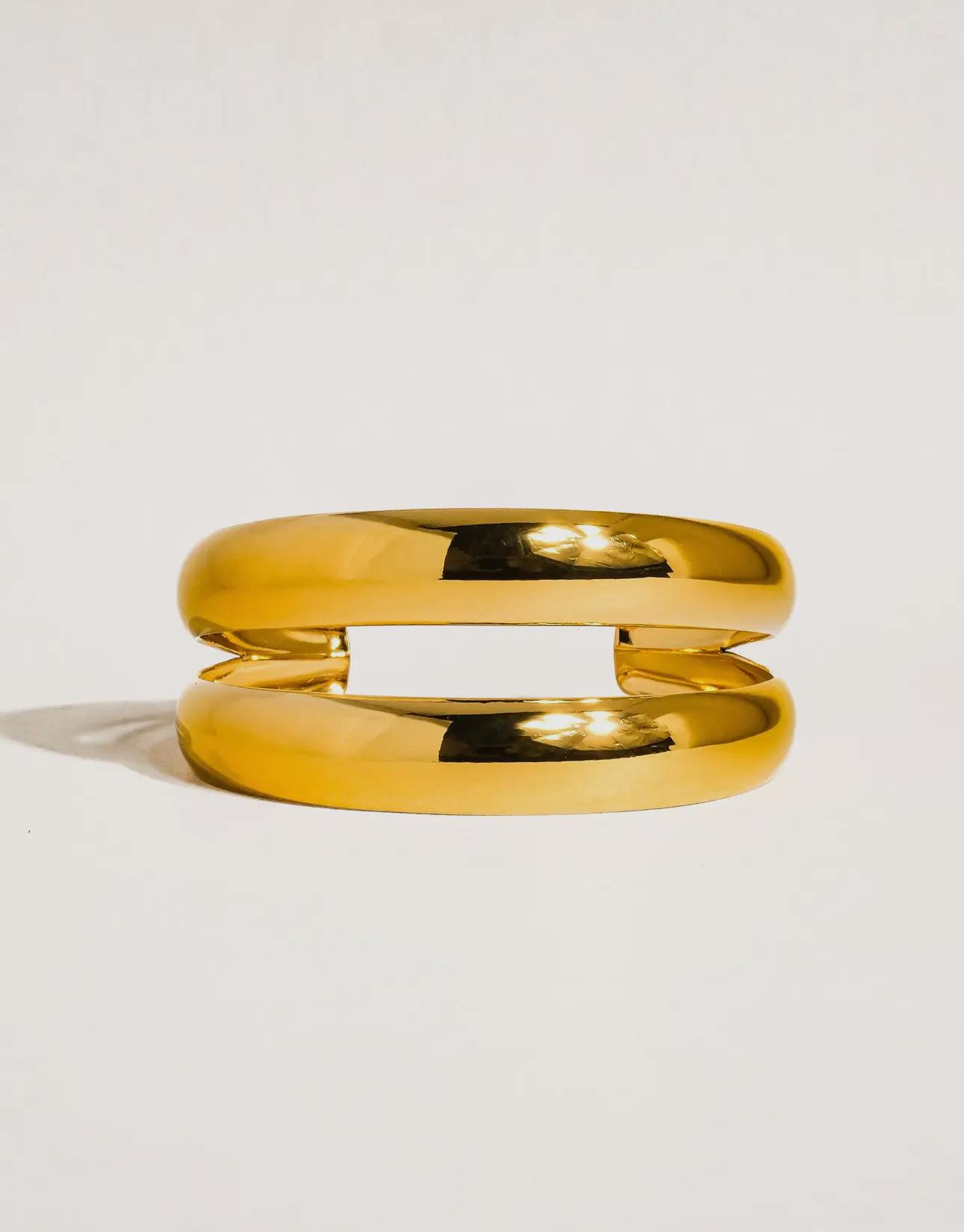 Rowan Gold Layered Bangle