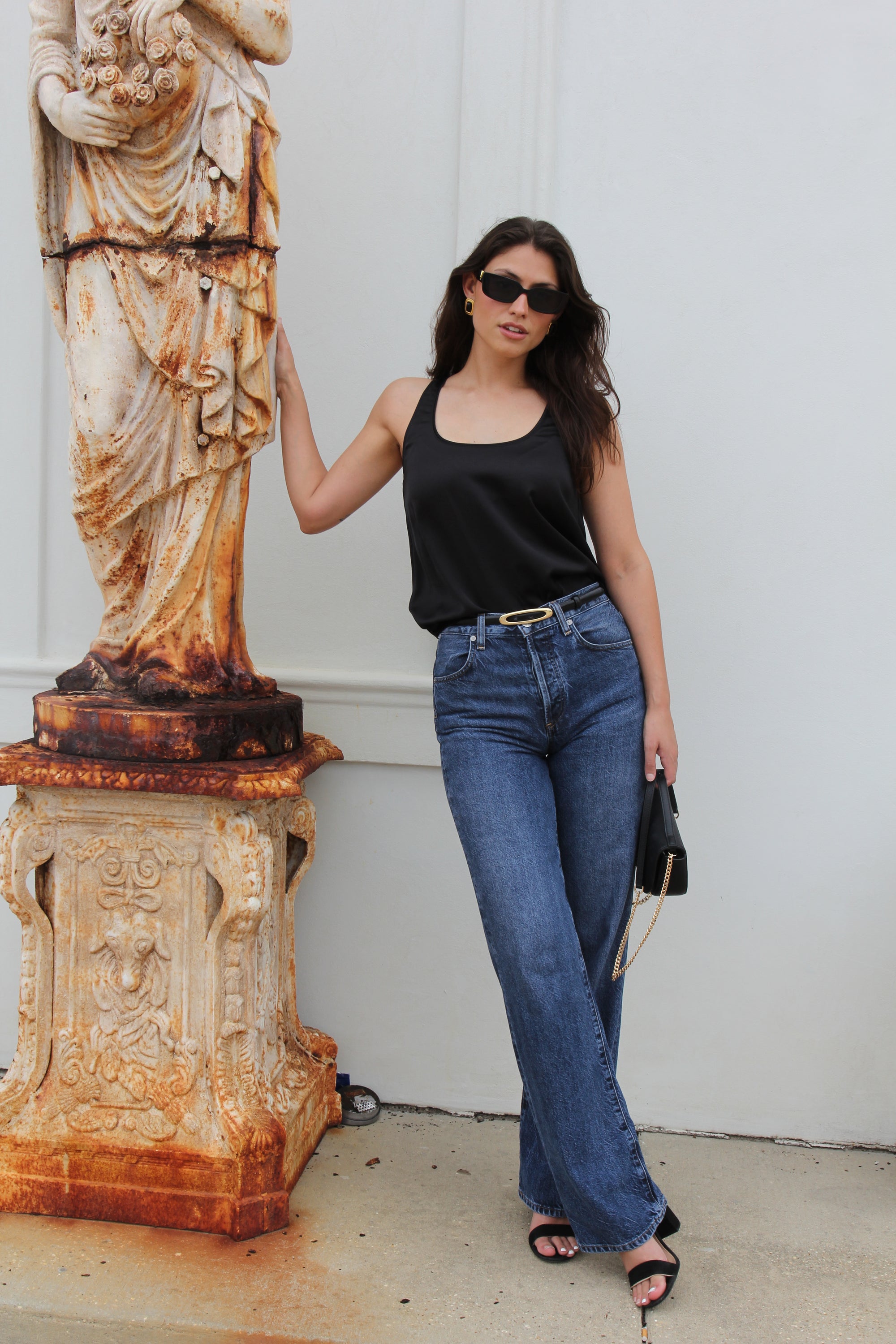 The Satin Standard Tank - Black