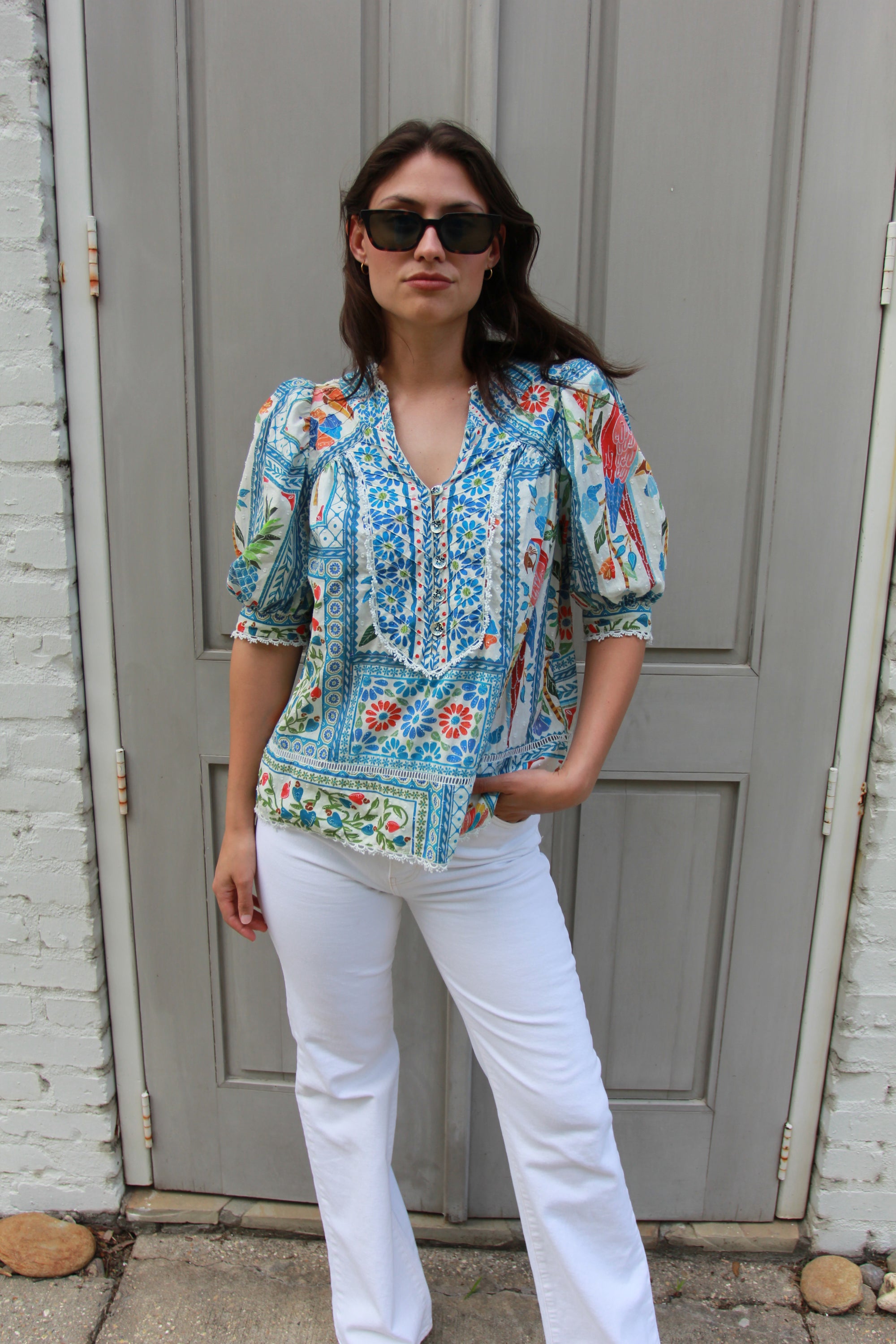 Tropical Tiles Top