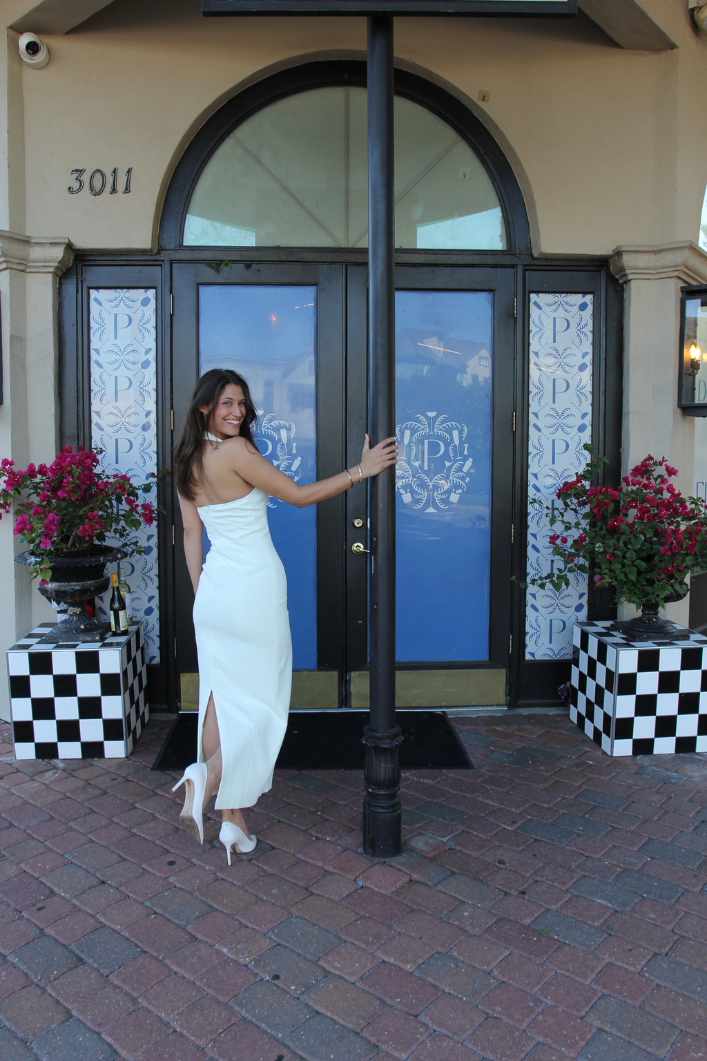 Meredith Blake Halter Dress