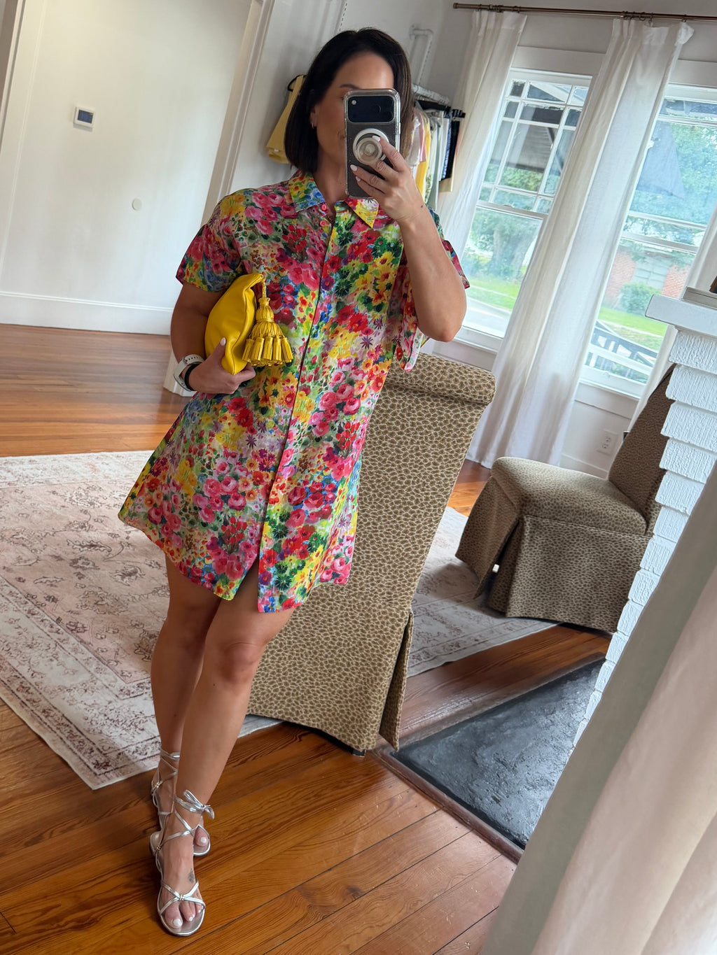 Alice + Olivia Floral Garden Dress
