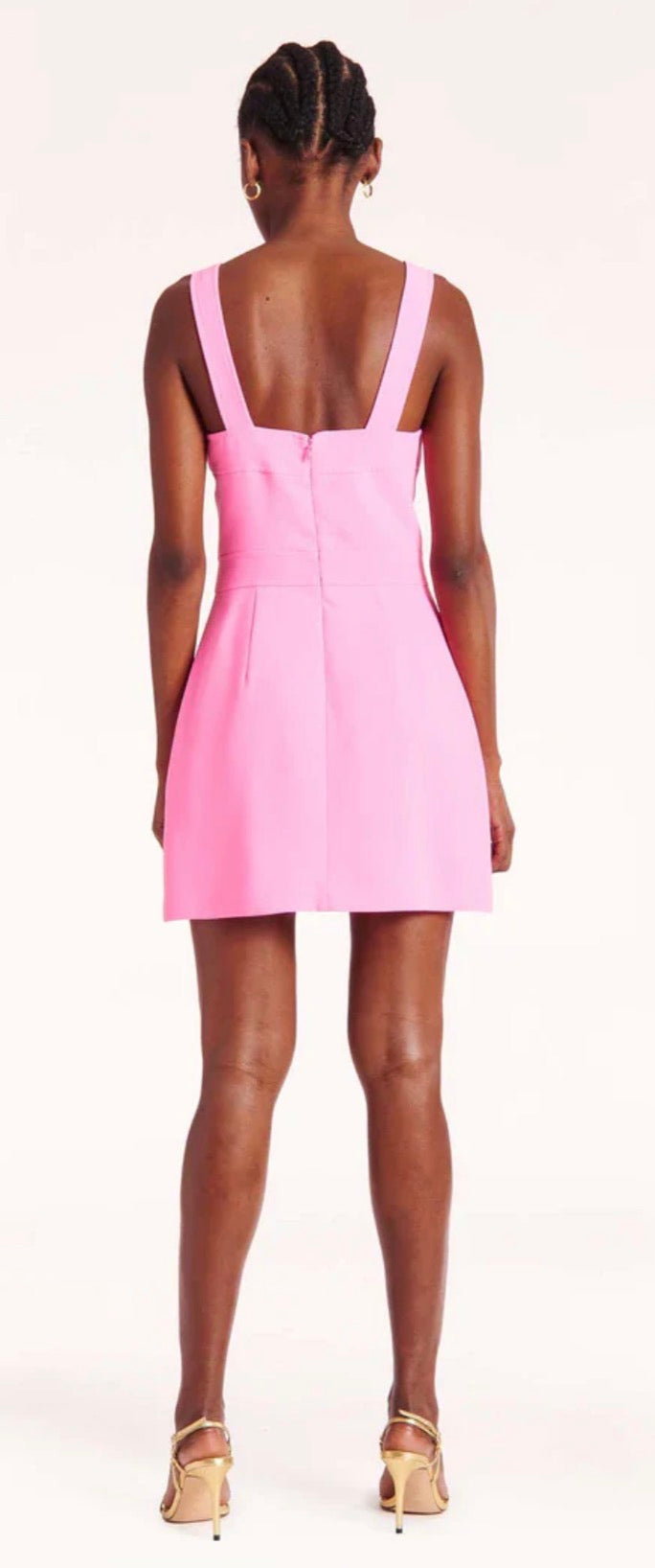 NWT Amanda Uprichard Archie Dress in Hot Pink