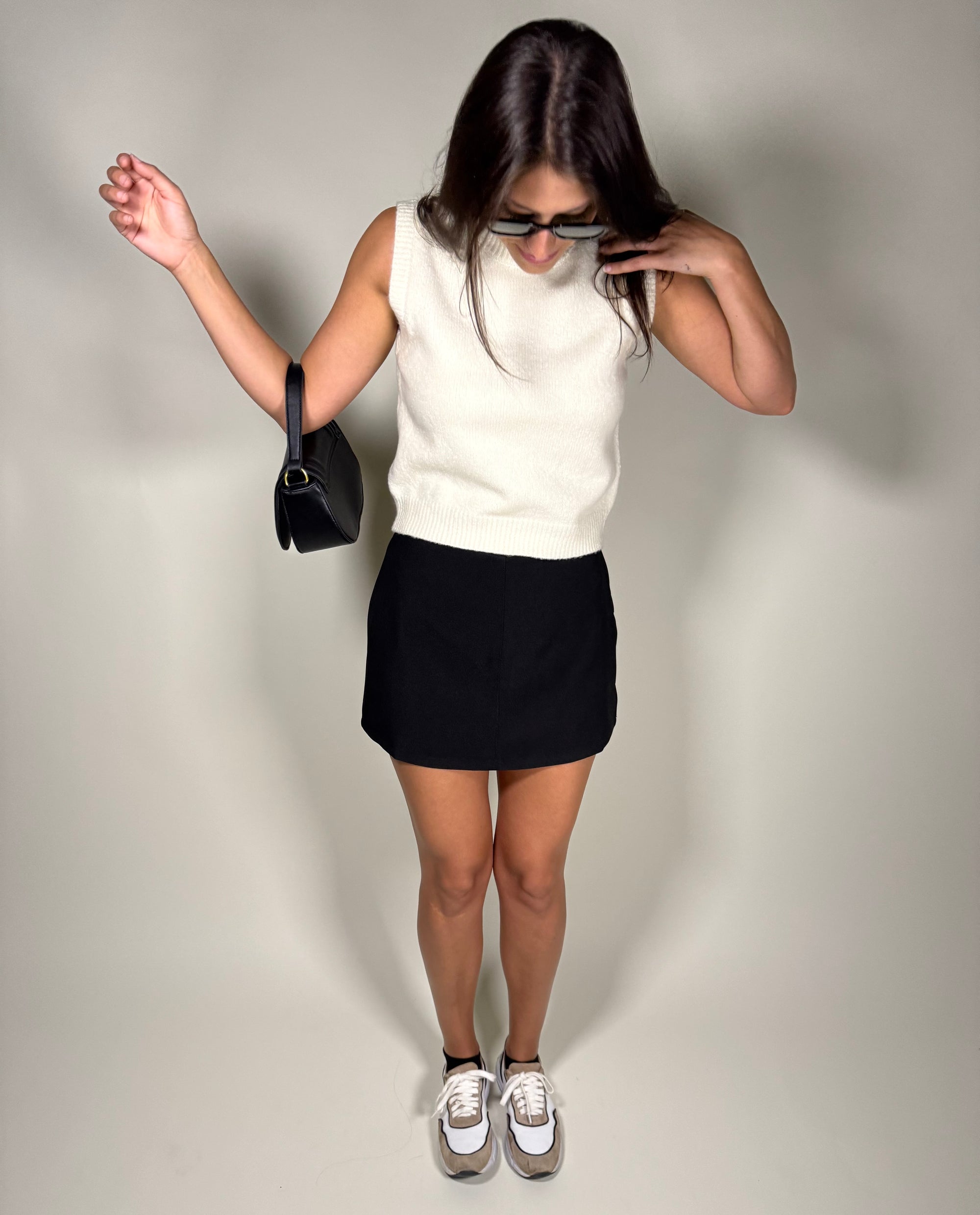 Black Mini Skort