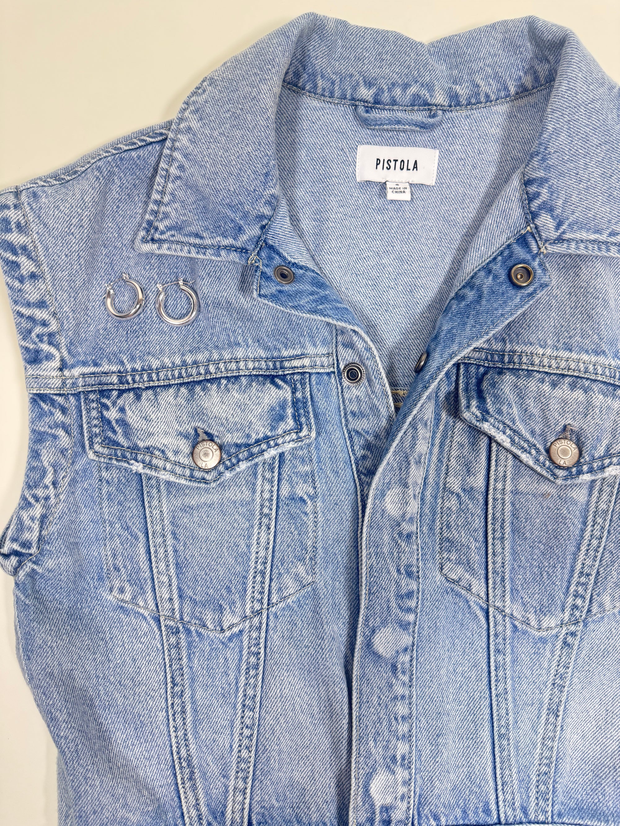 Pistola Denim Romper