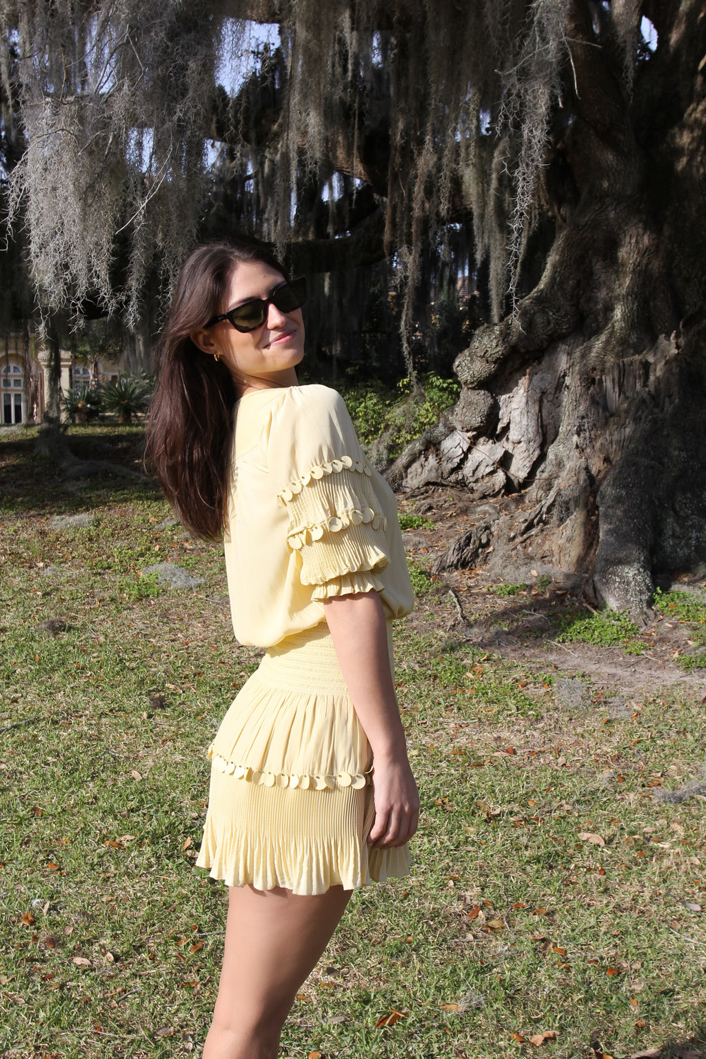Ramy Brook Yellow Mini Dress