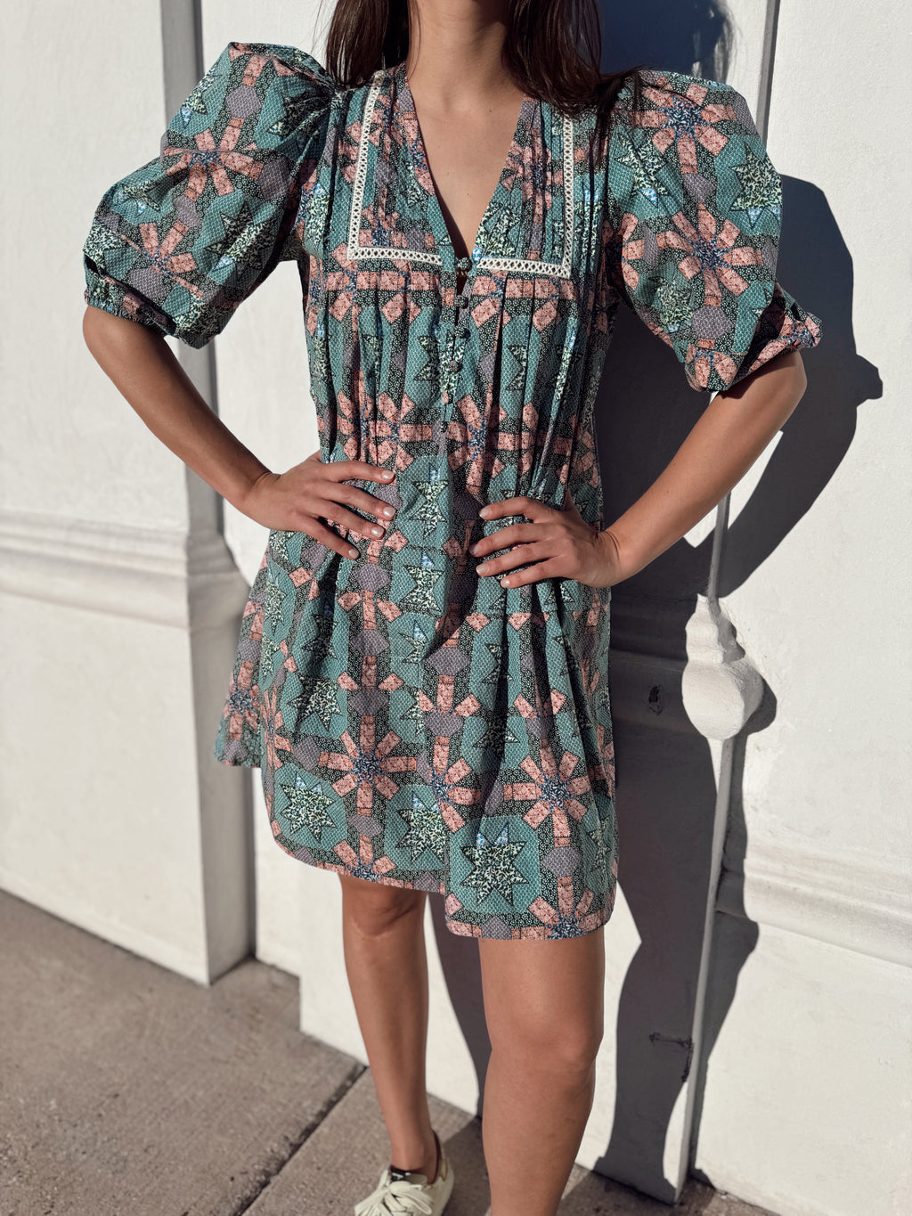 Hunter Bell Patchwork Jenkins Dress