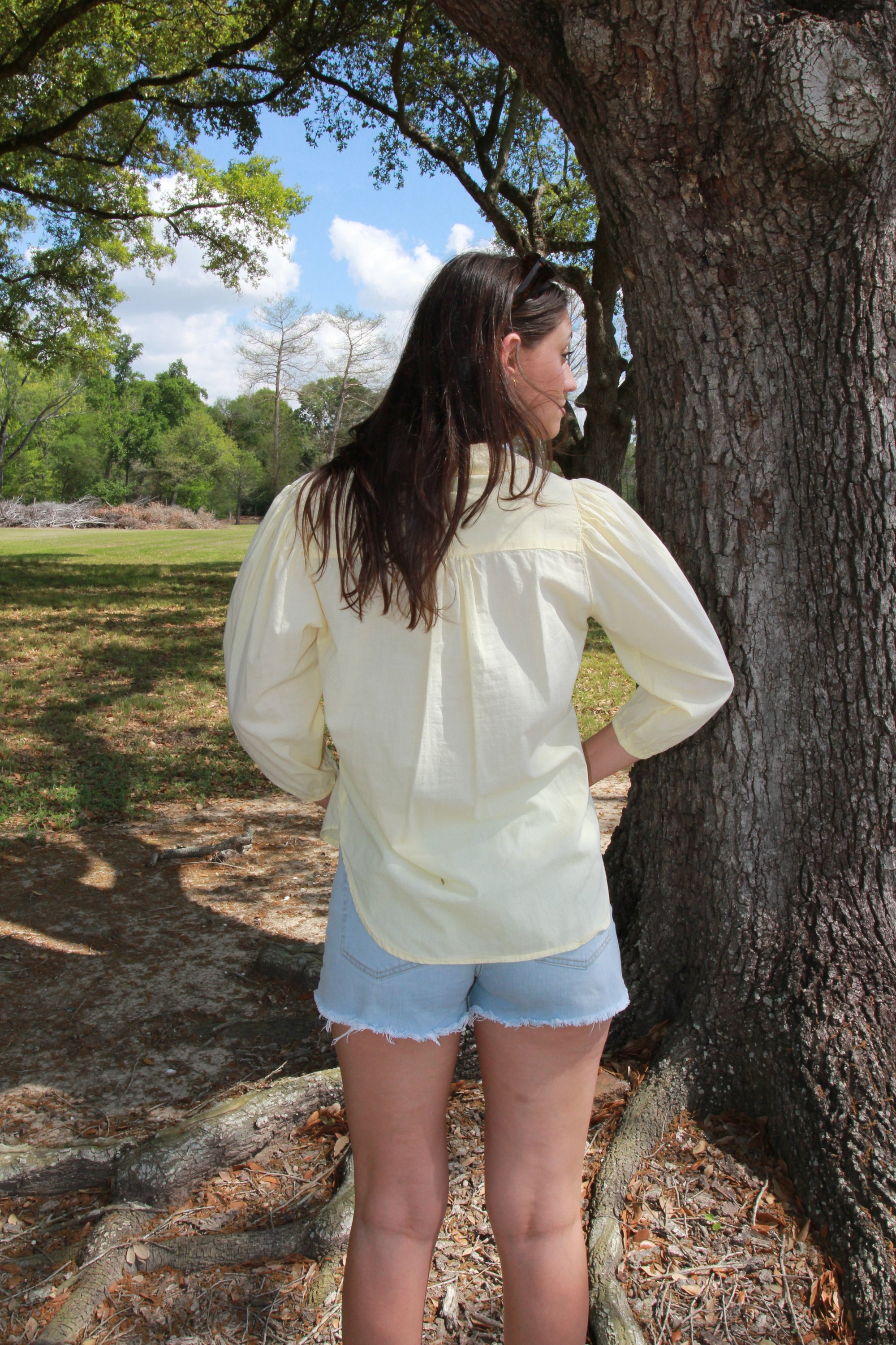 Linen Yellow Long Sleeve