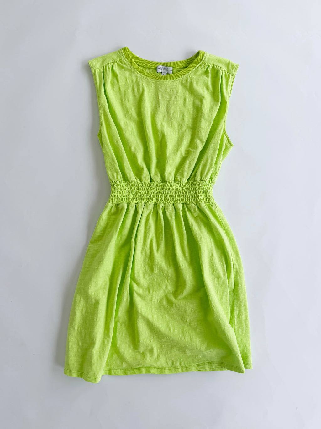 Sedge Lime Green Tank Dress