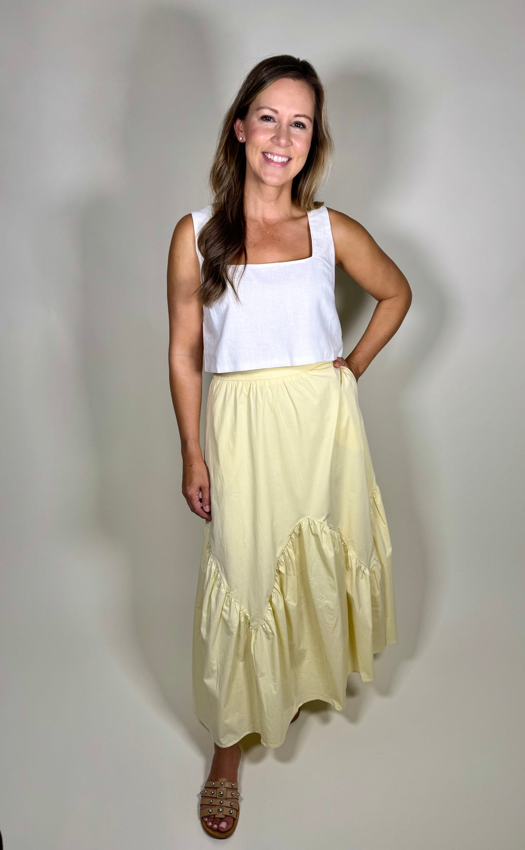 Yellow Maxi Skirt