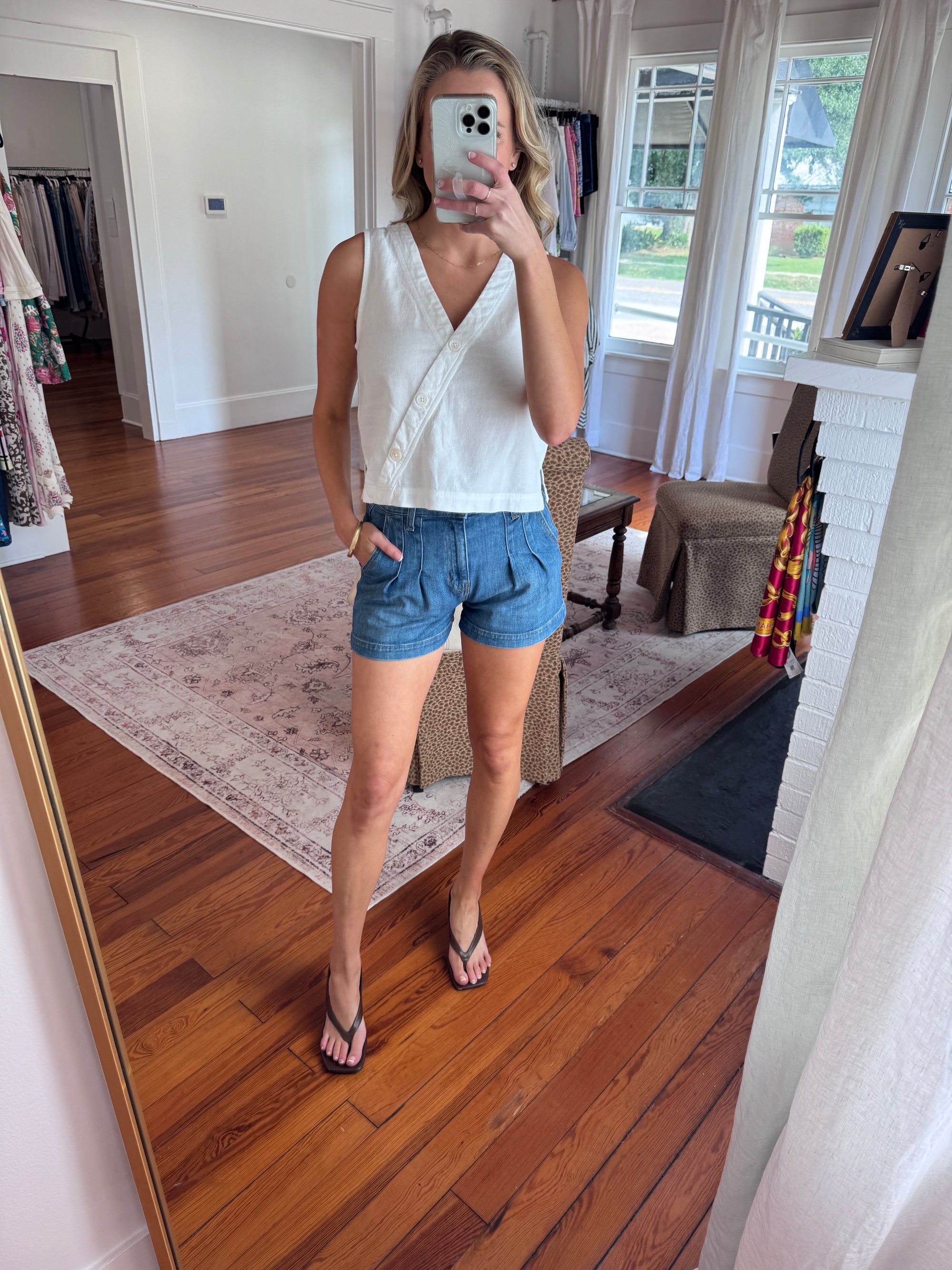 Lilla P Button Vest