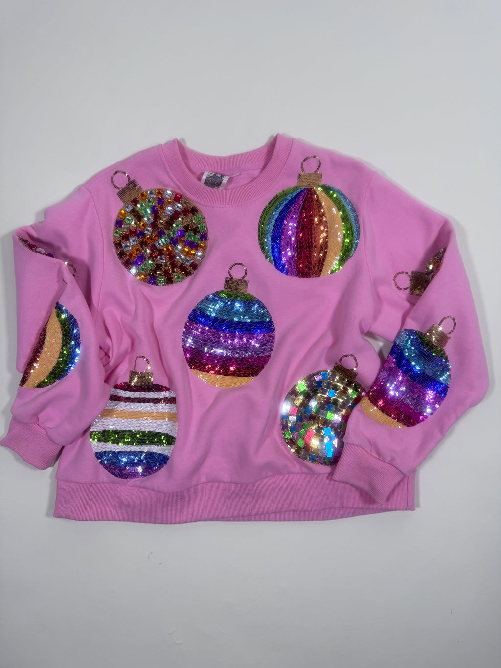 QOS Pink Ornament Sweatshirt