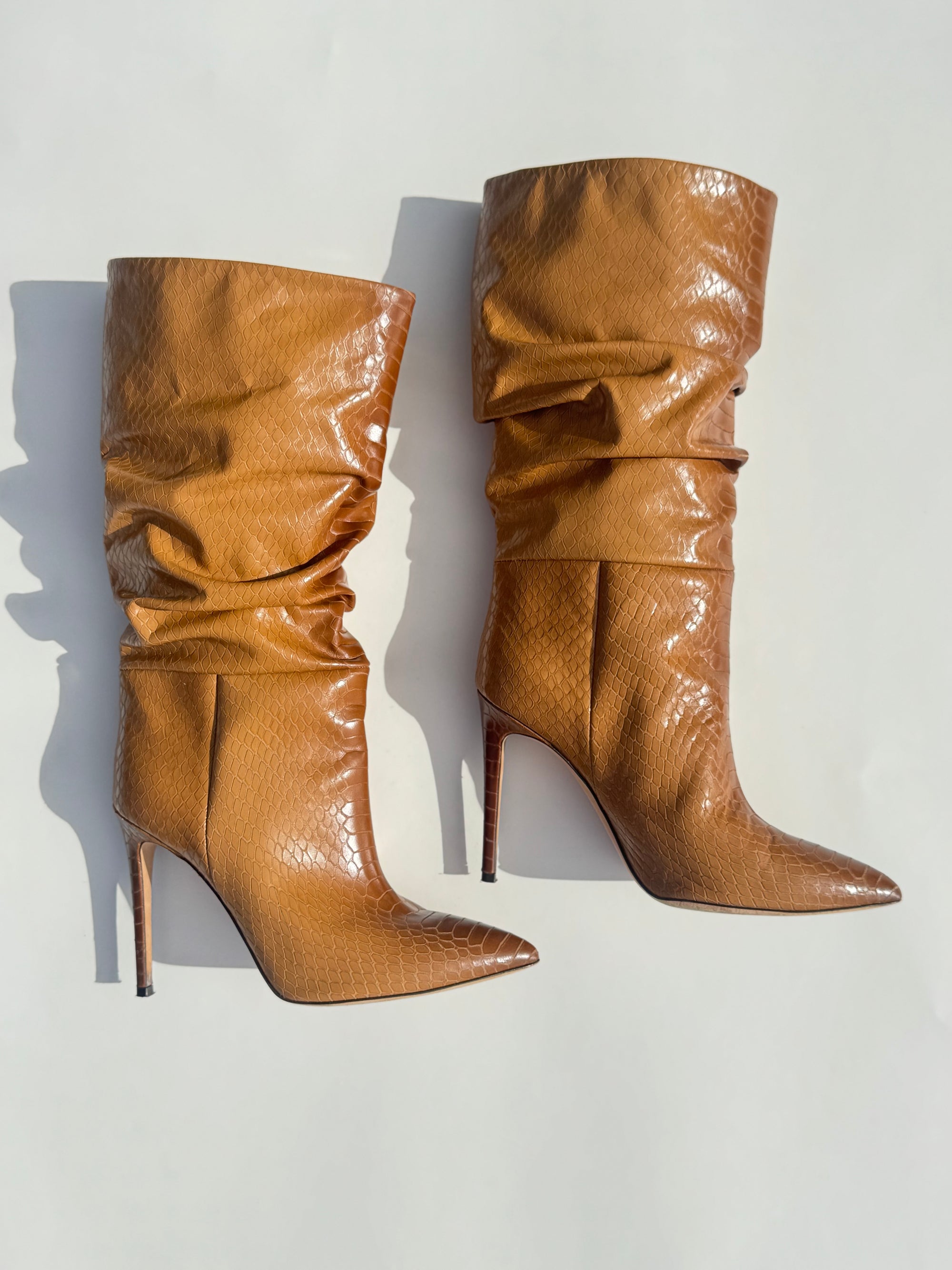 Paris Texas Slouch Croc Boots