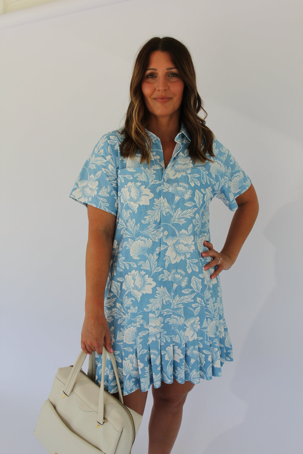 Smith & Quinn Aspen Dress in Saltwater Pearl