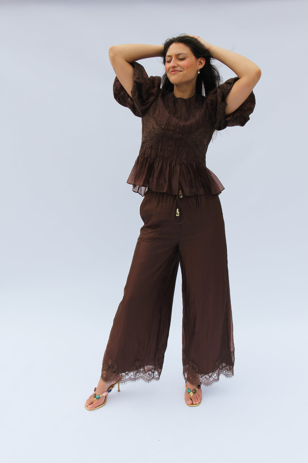 Aje Ophelia Lace Top