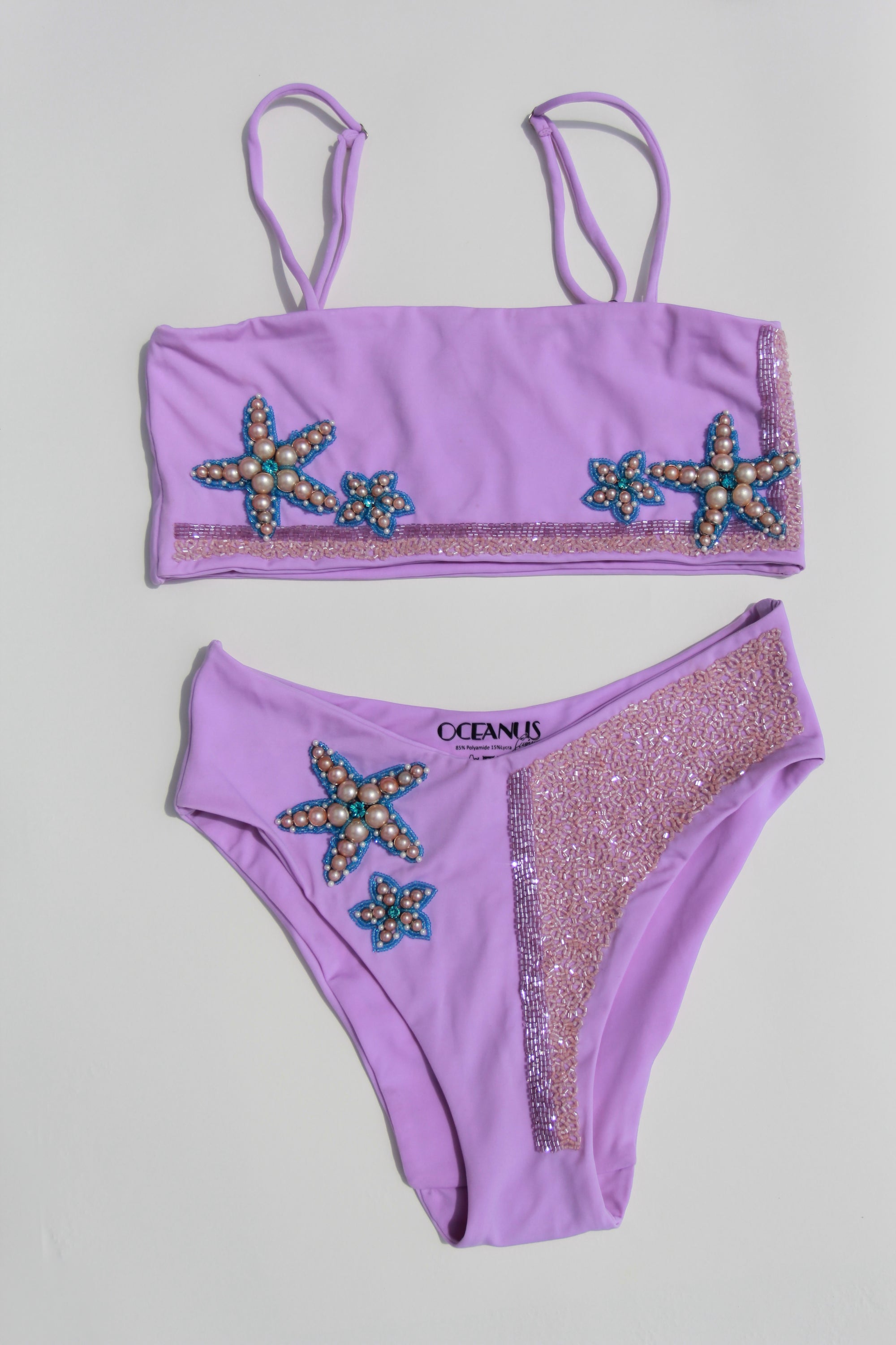 Oceanus Purple Mermaid Bikini Bottom