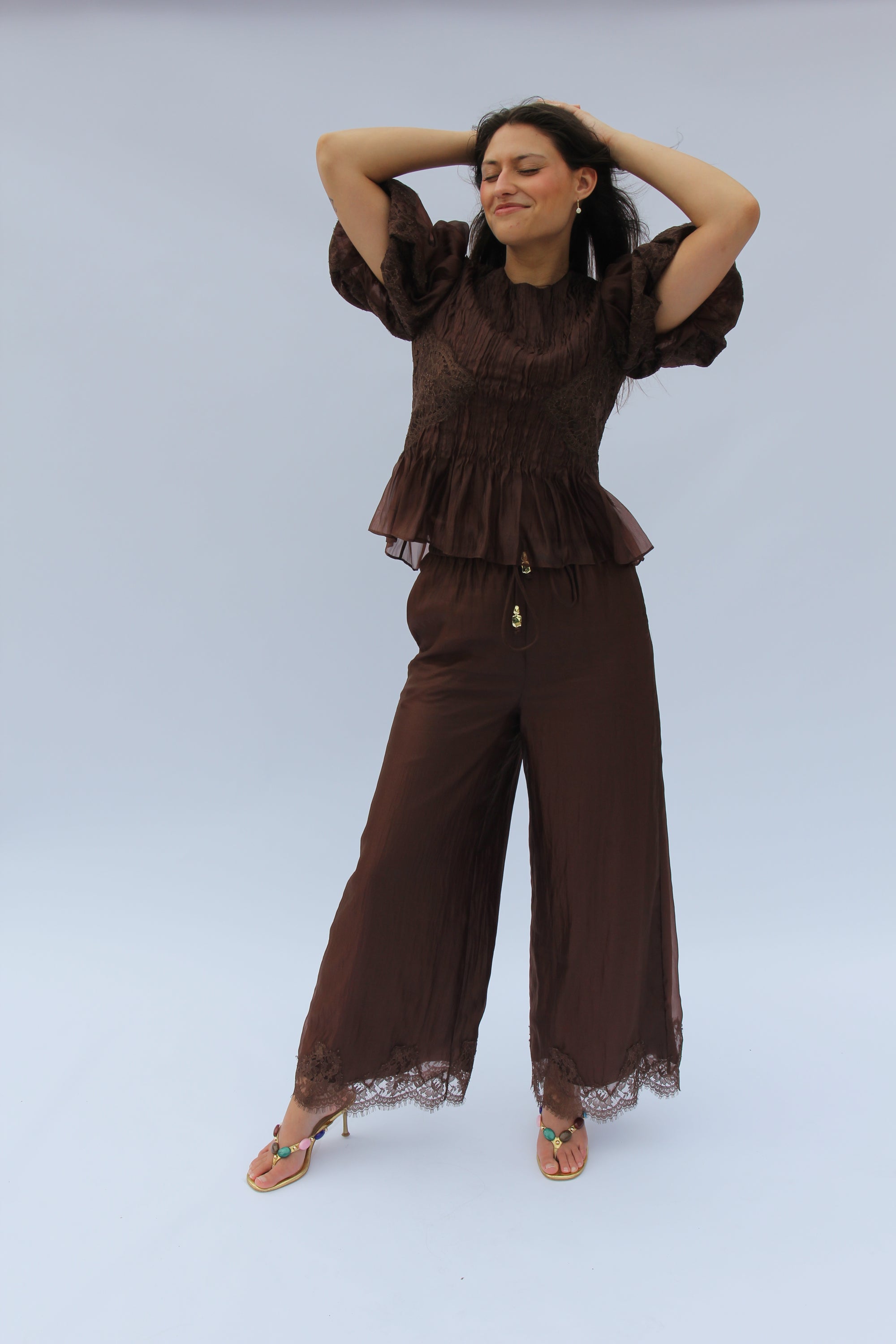 Aje Ophelia Lace Pant