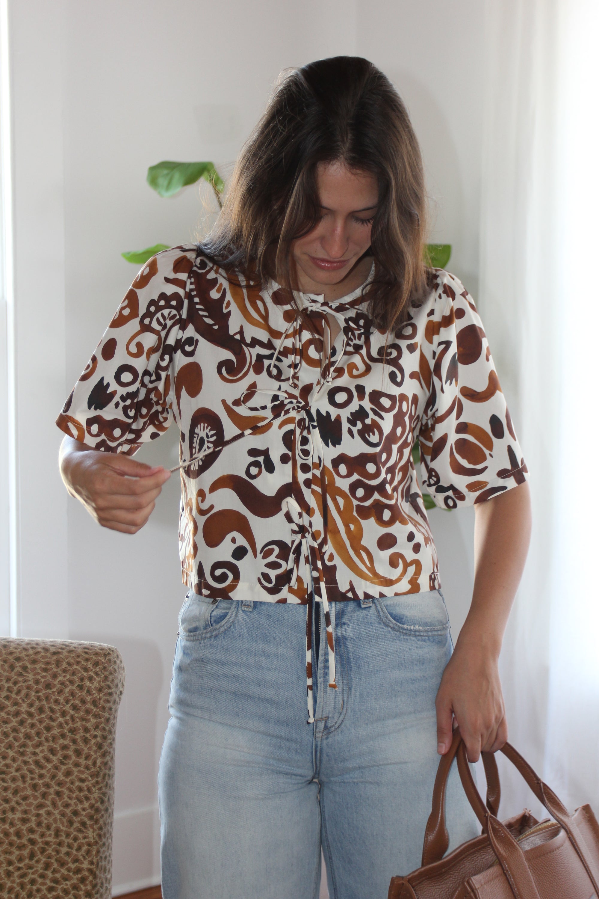 Fifteen Twenty - Nadine Bow Detail Top