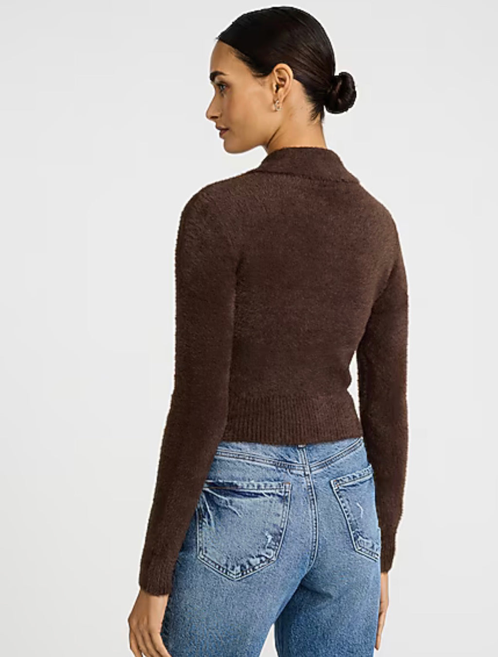 Brown Fuzzy Sweater