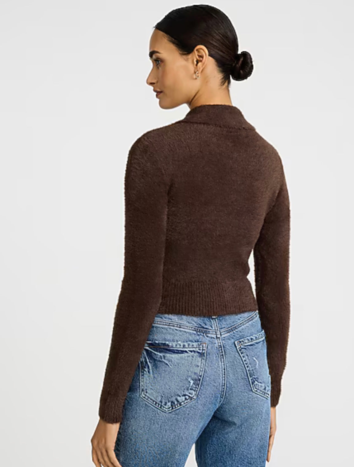 Brown Fuzzy Sweater