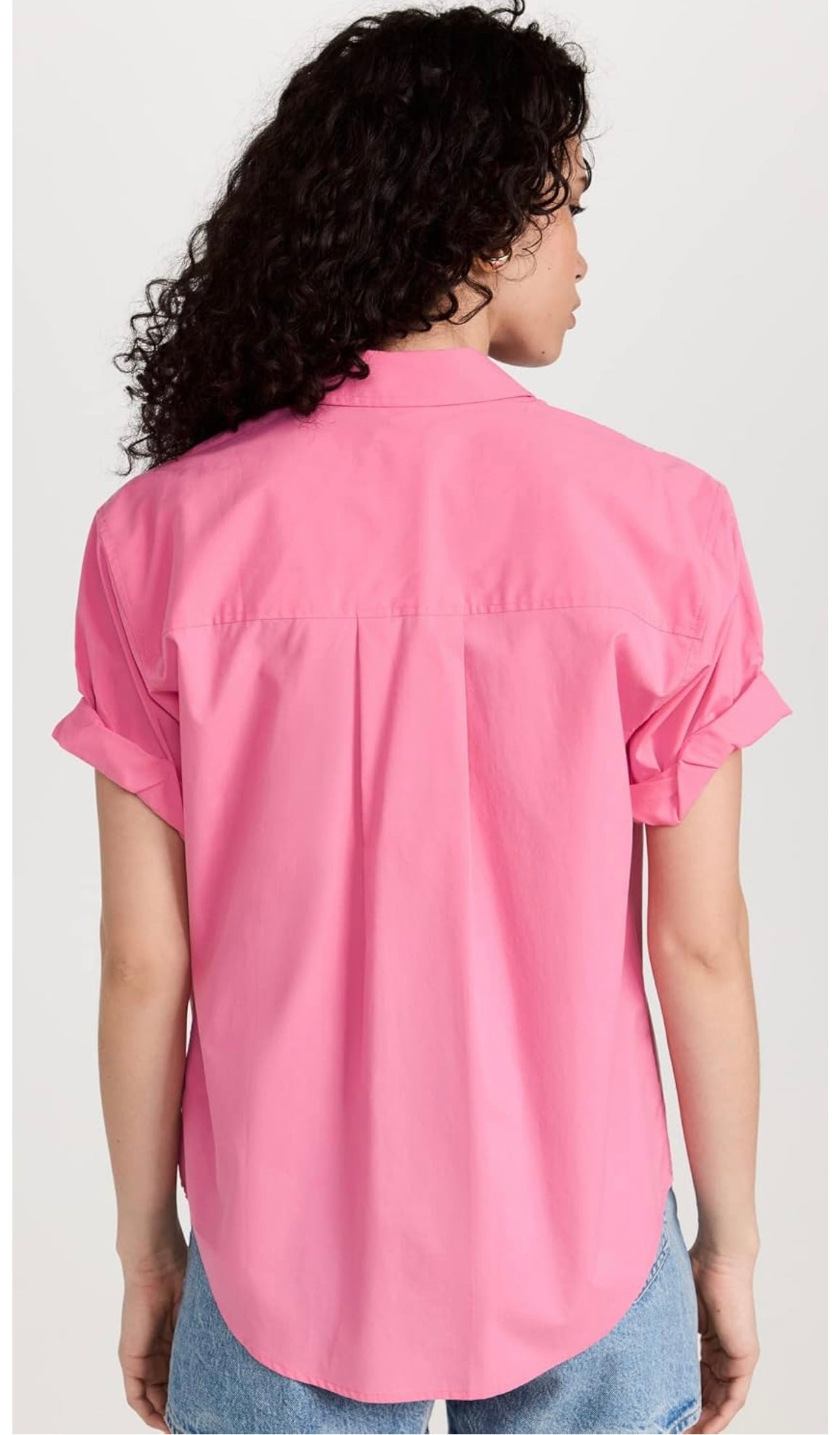 Rails jojo hot pink button up