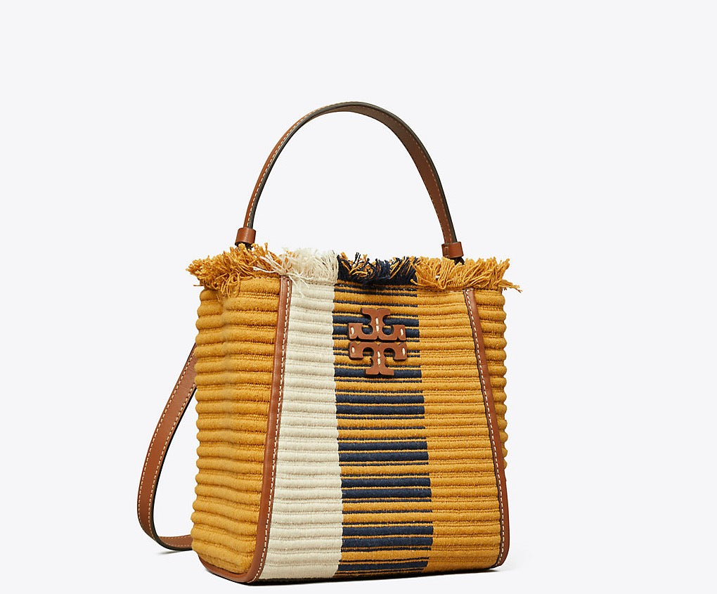 Tory Burch Woven Bucket Back