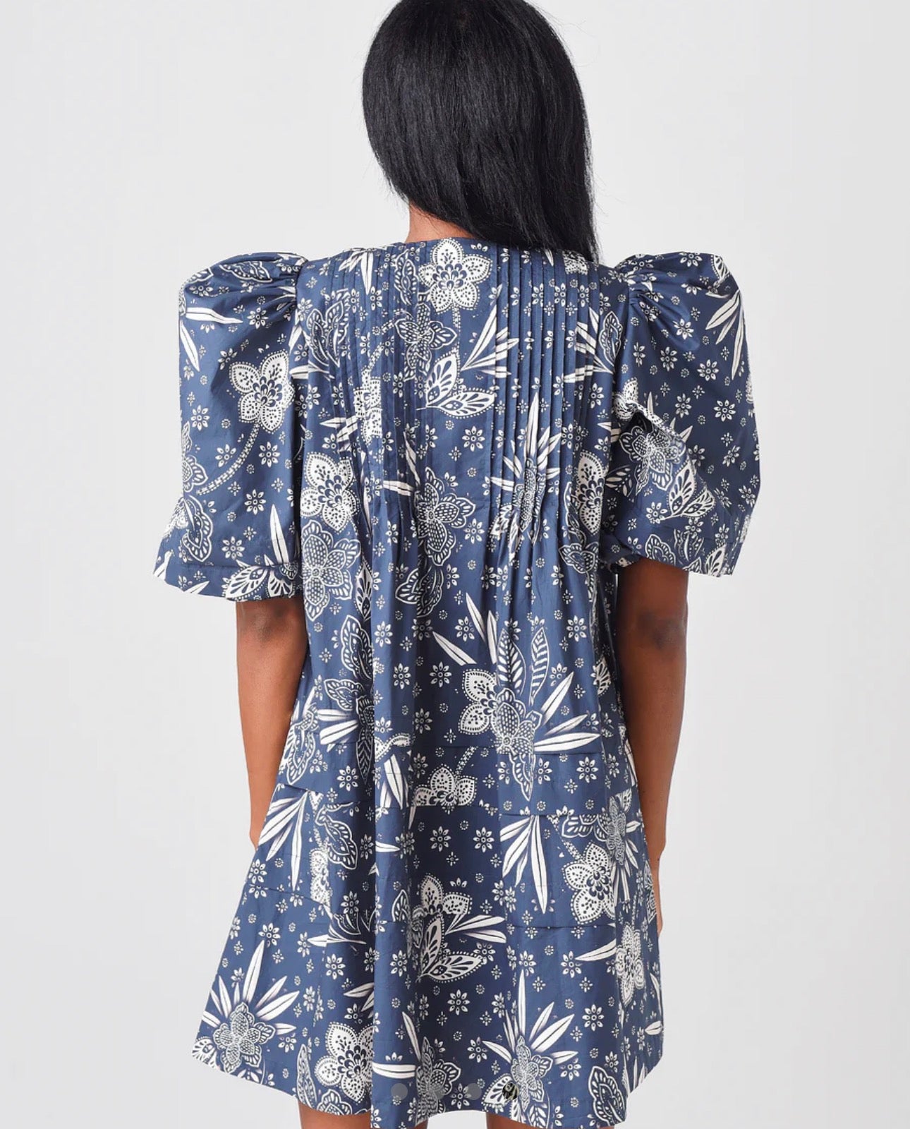 Hunter Bell Navy + White Jenkins Dress