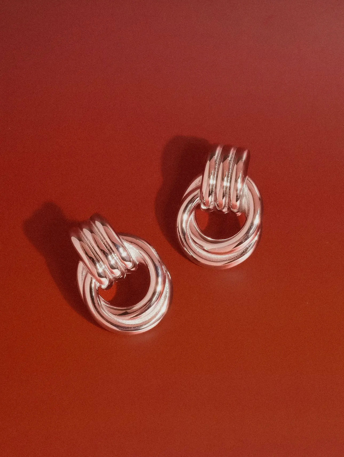 Silver Wanda Hoop Earring