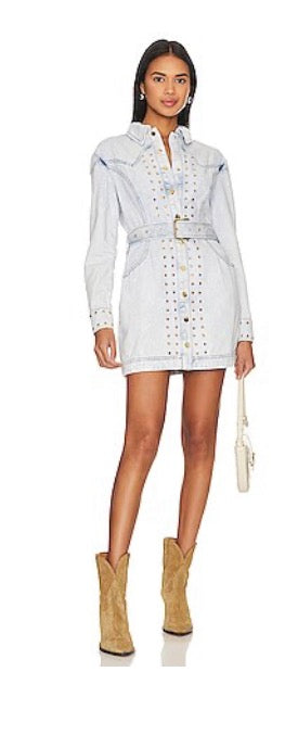 NWT Havilland Denim Dress in Light Blue