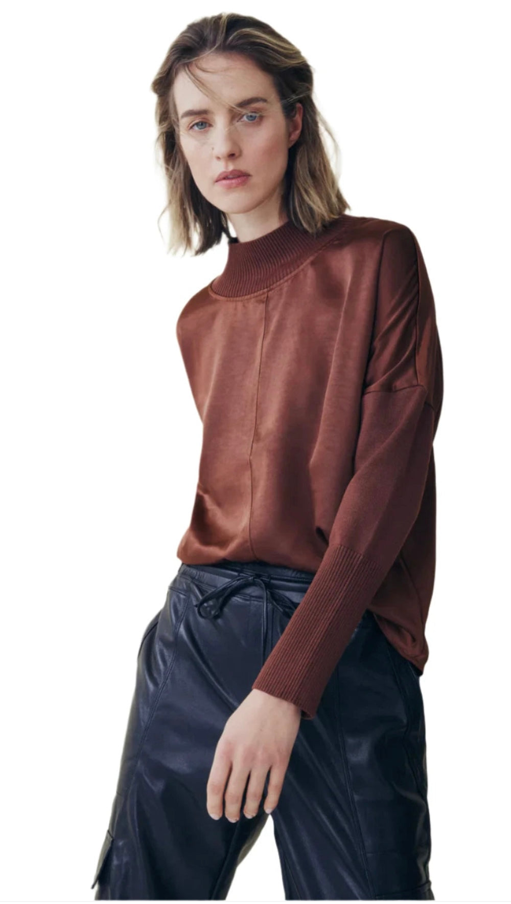 Melissa Nepton Brown Norah Top