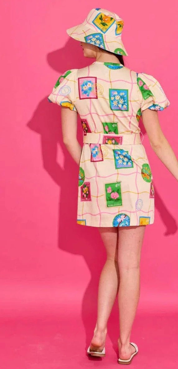 Alden Adair Passport Blakely Belted Mini Dress