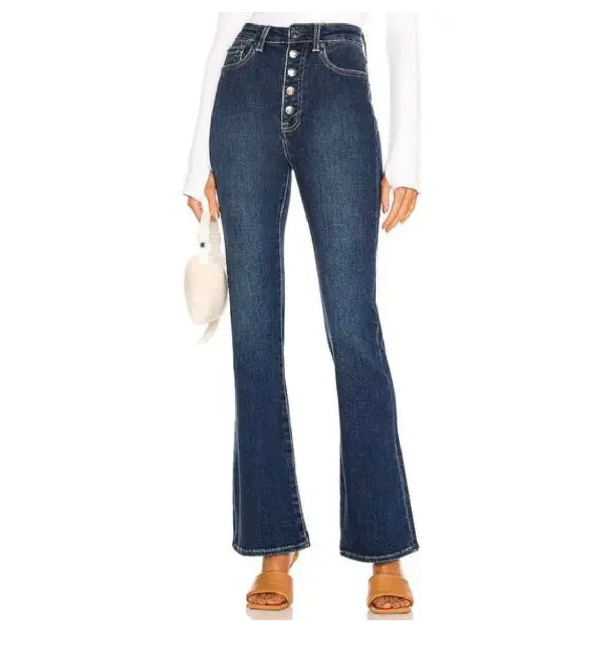 Pistola Dana Button Front Denim
