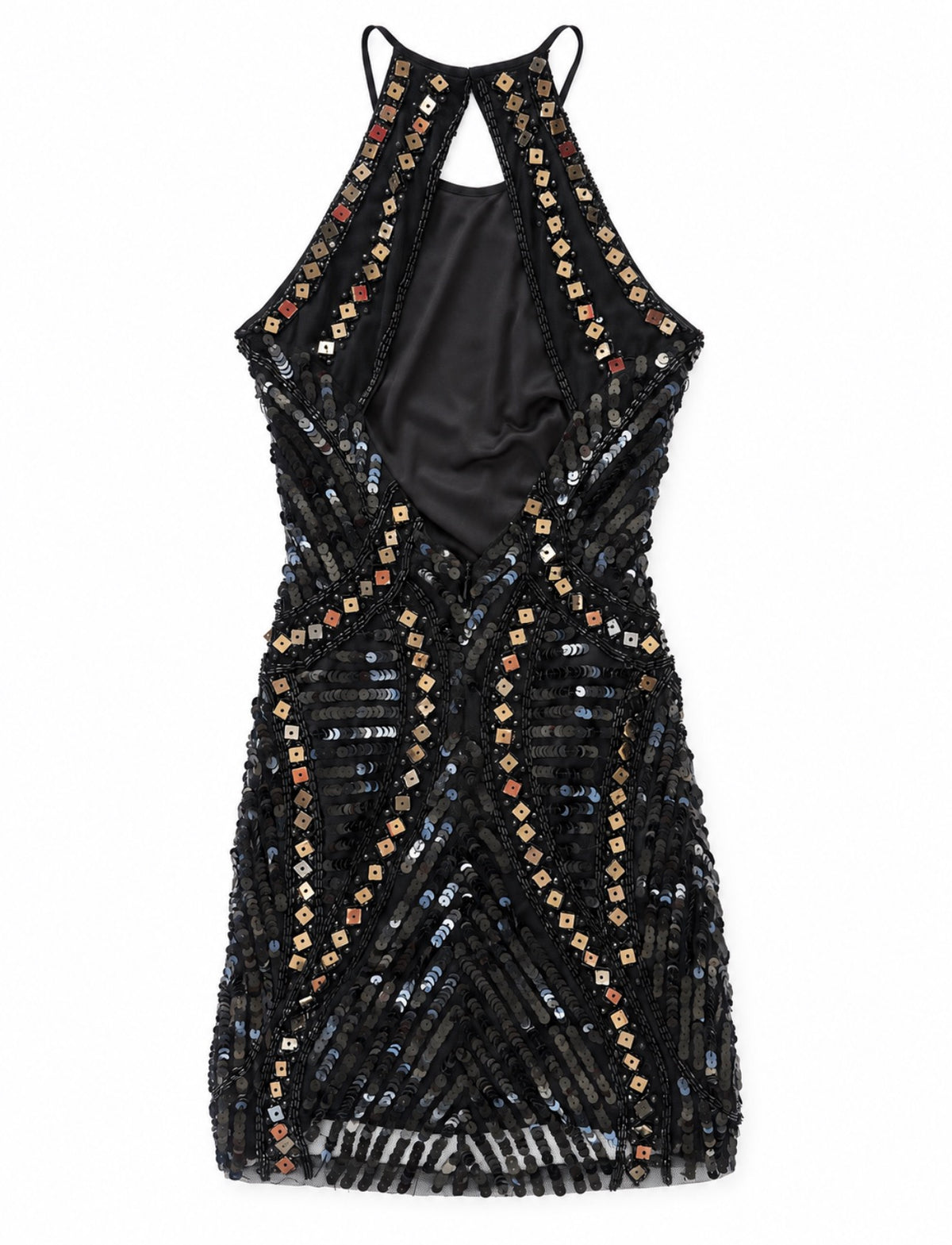 Parker Black Sequin Mini Dress